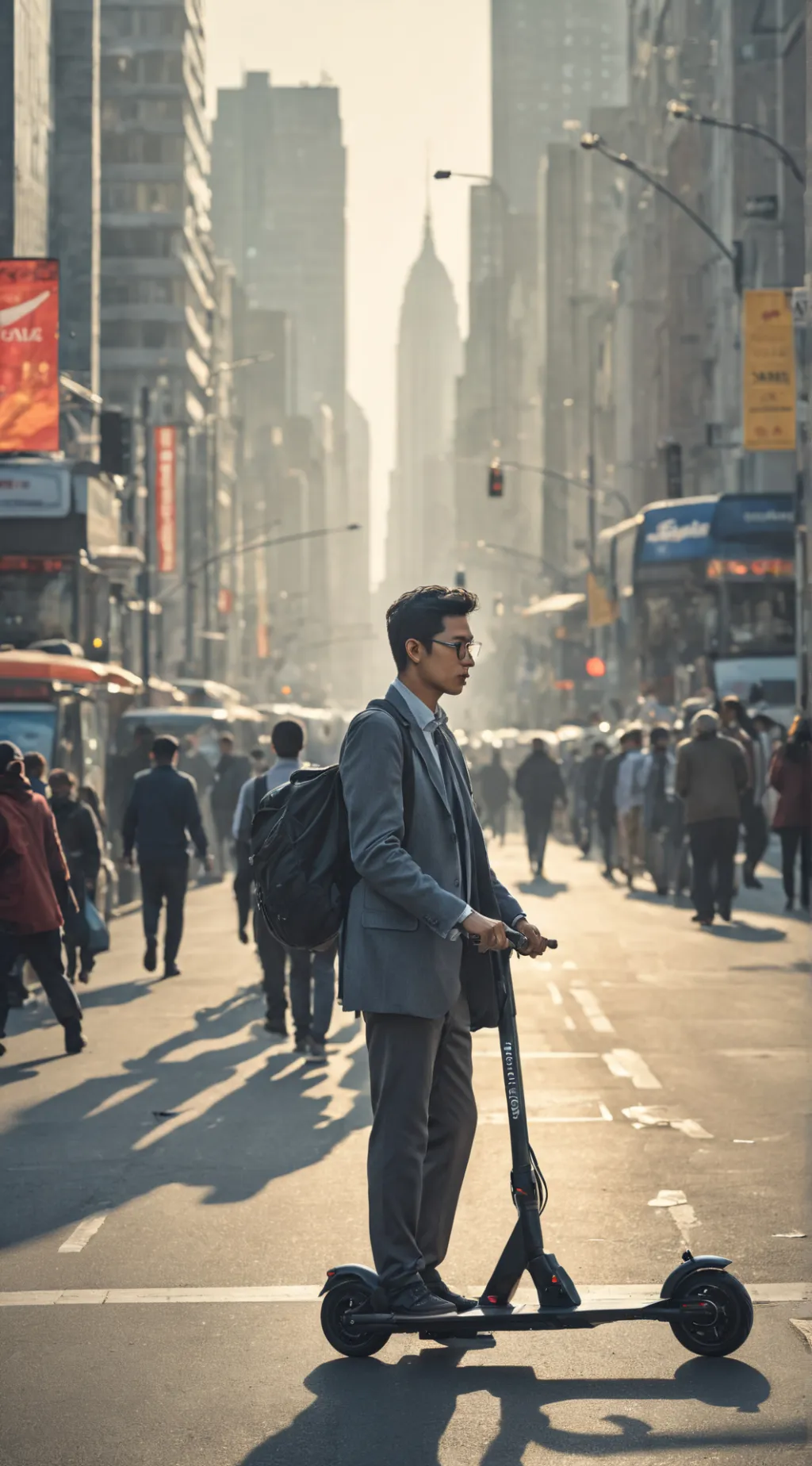 ai character: Scoot to Success background