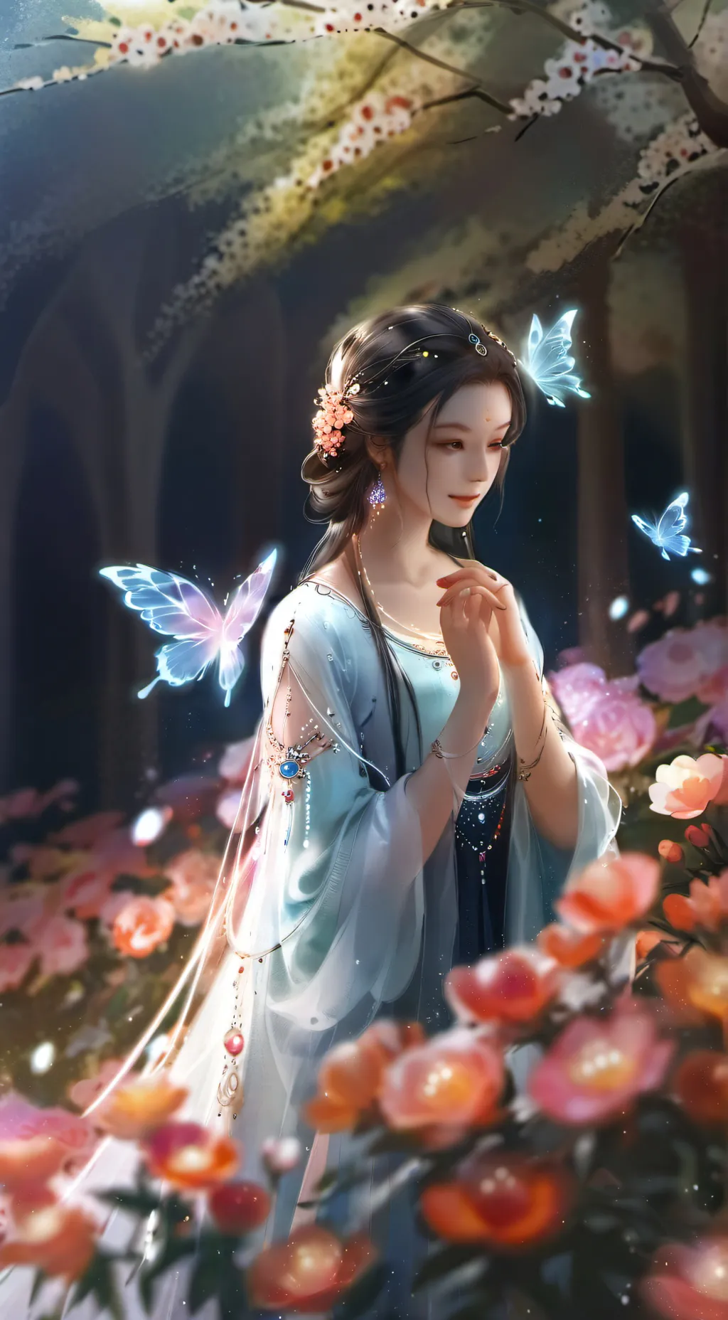 ai character: jasmine background