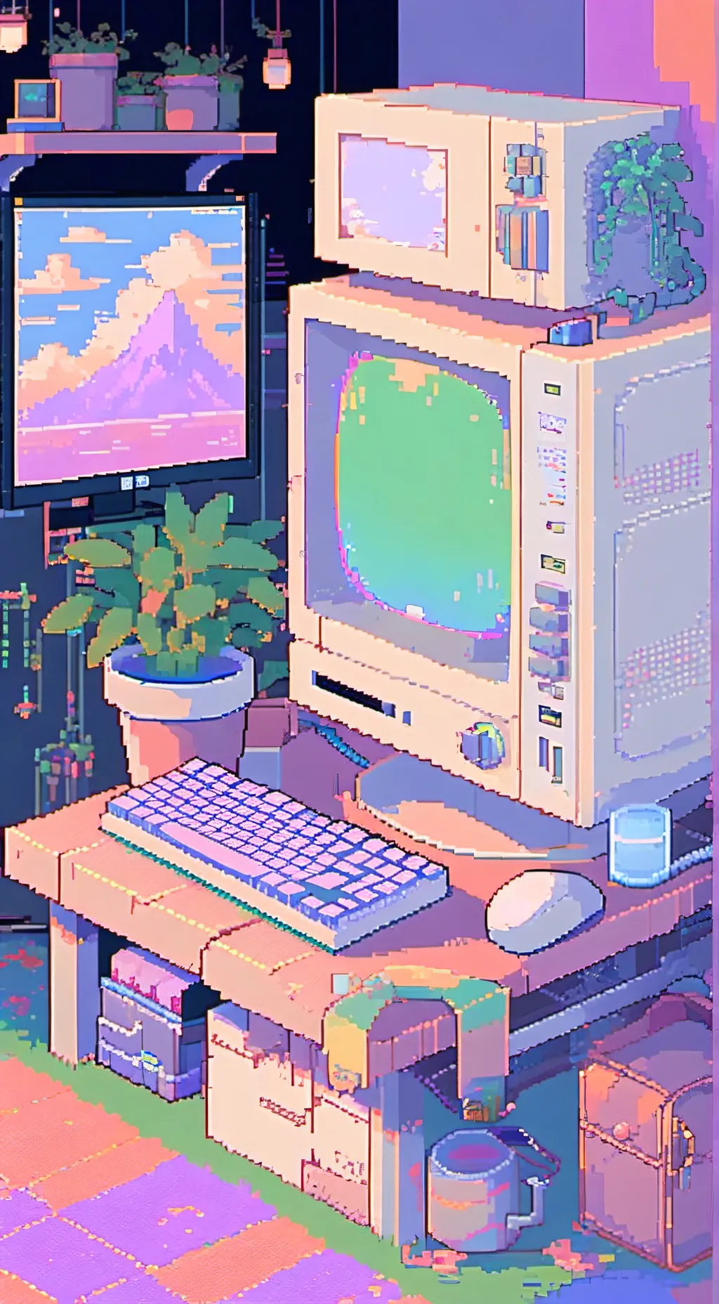 ai character: Computer virus background