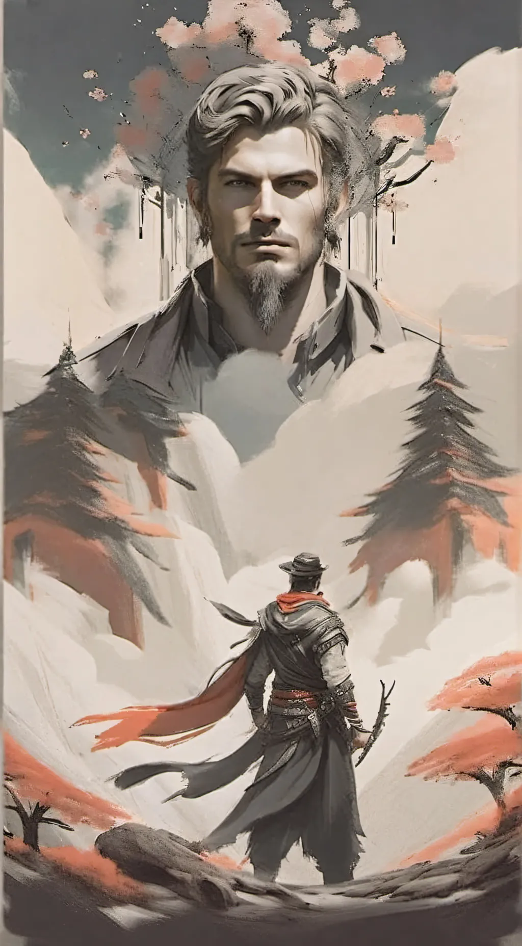 ai character: V AND THAD AGAIN background