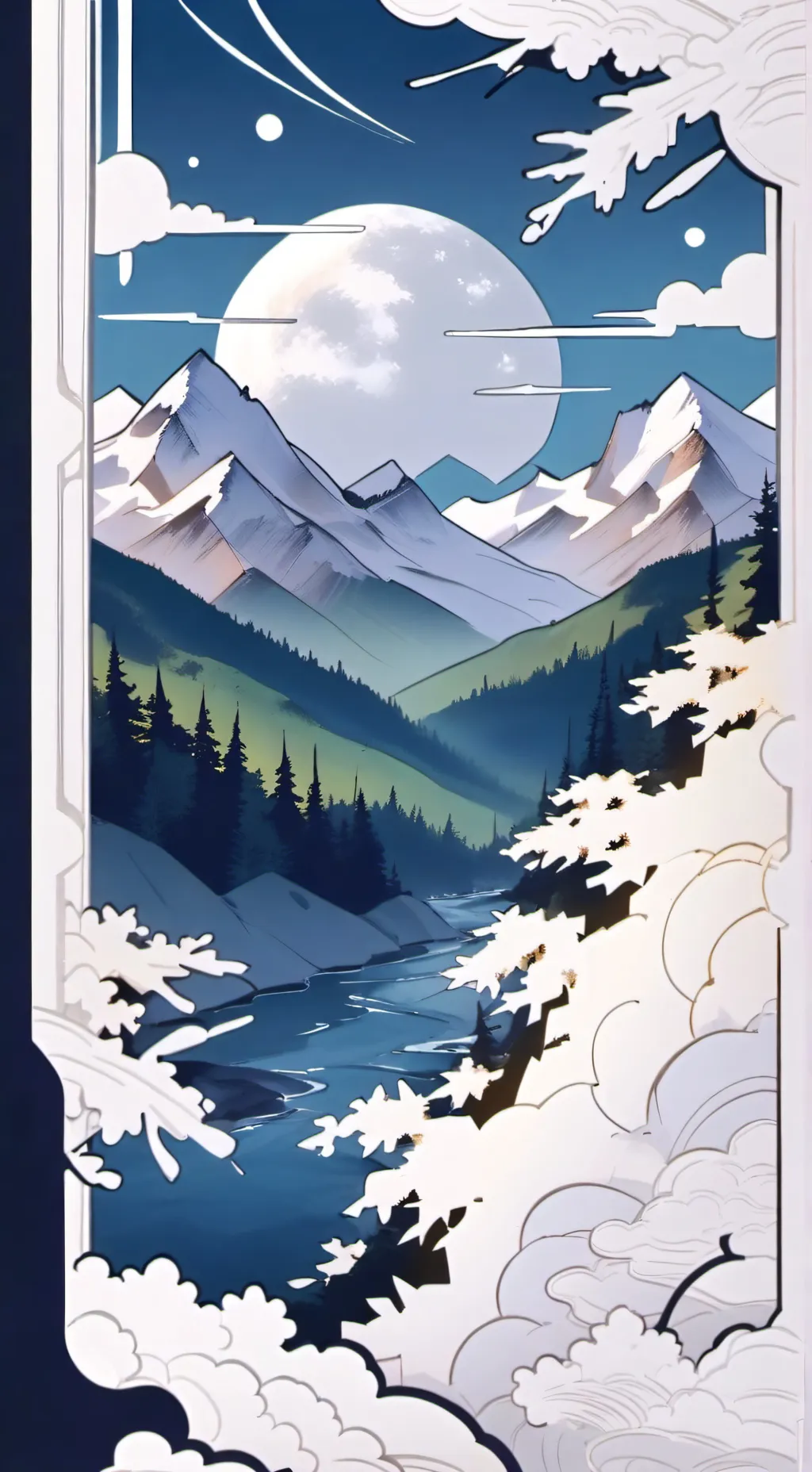 ai character: viaje estresado background