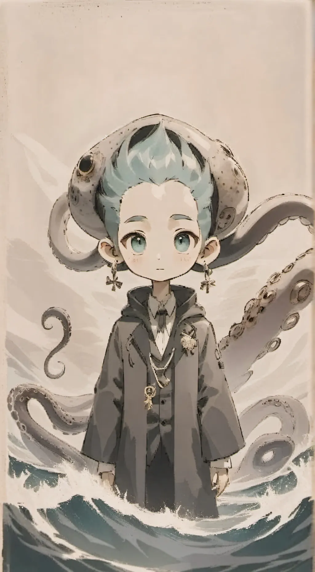 ai character: Profsquid memestrats background