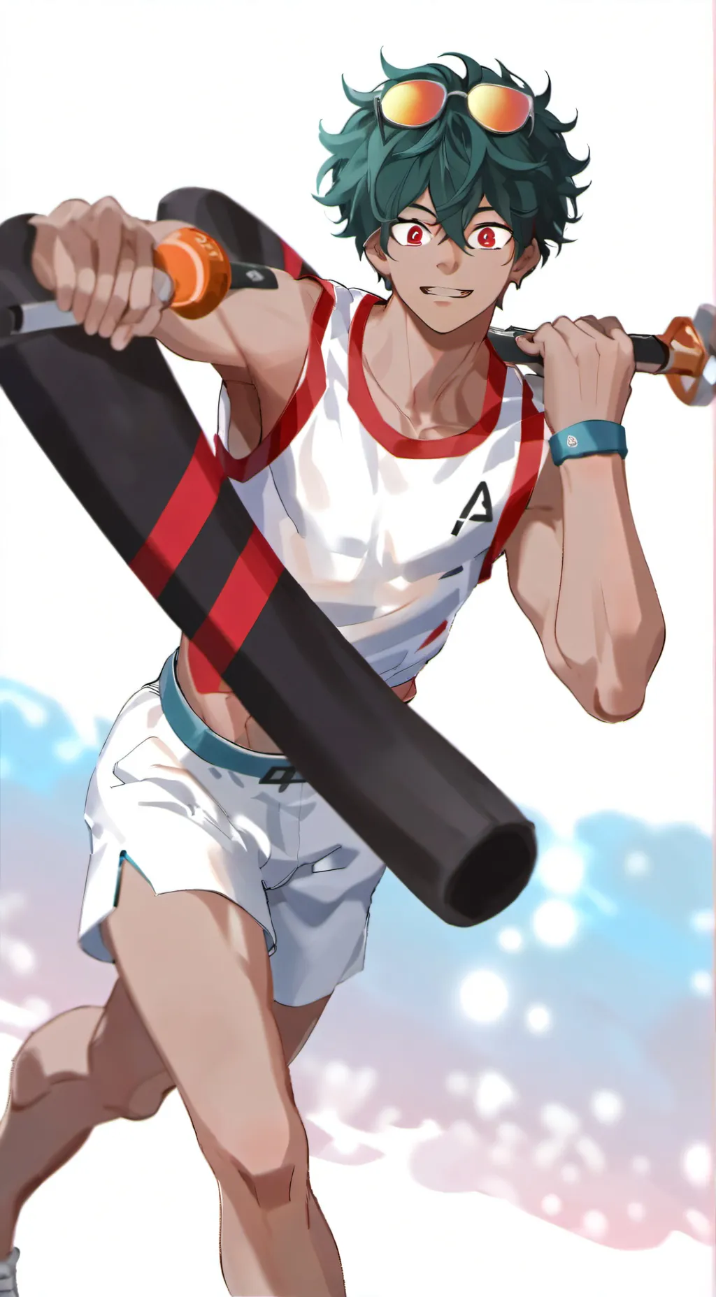 ai character: deku background