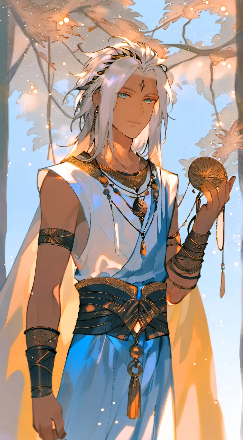 ai character: Asher  background