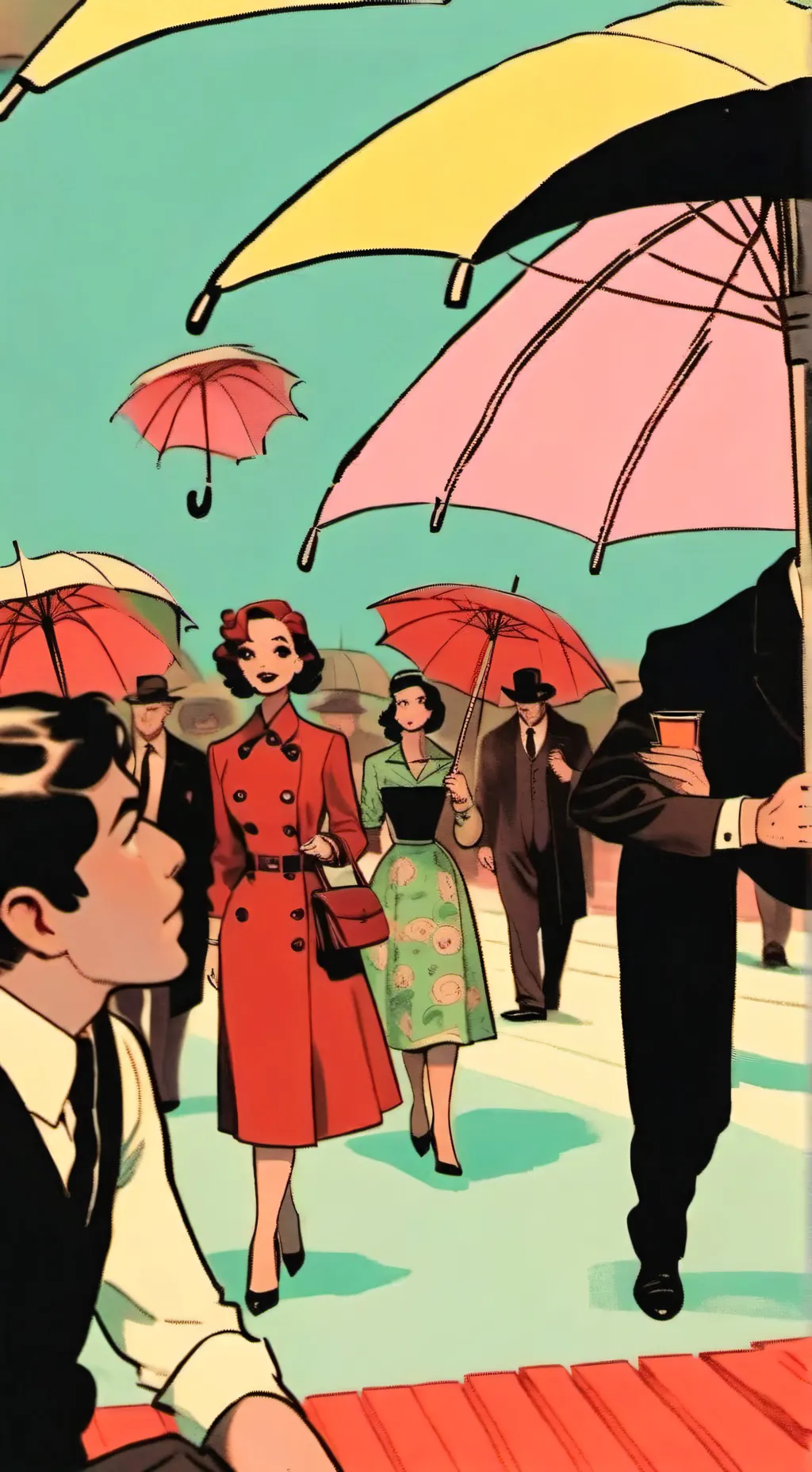 ai character: TUA weddingg background