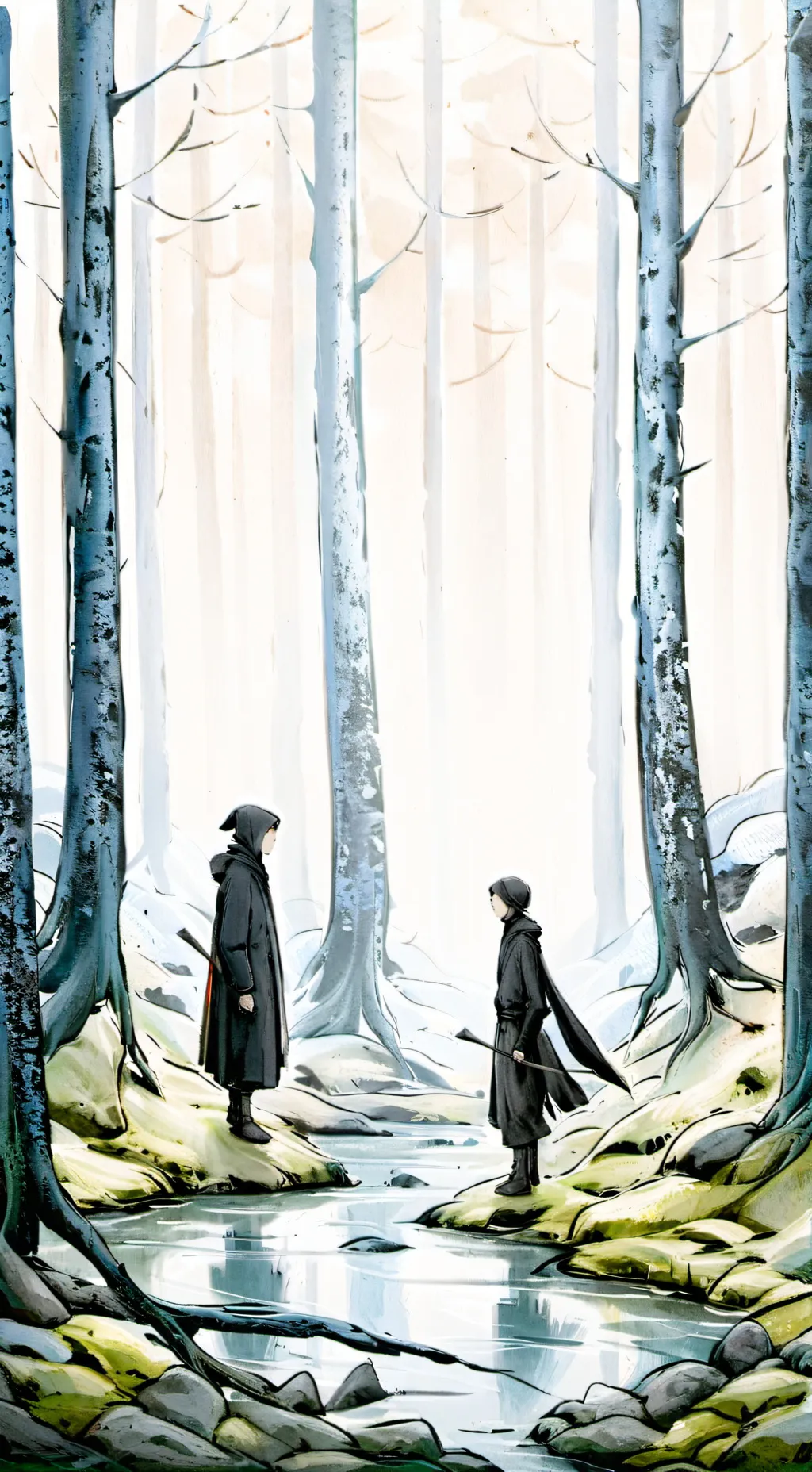 ai character: wenda x gray background