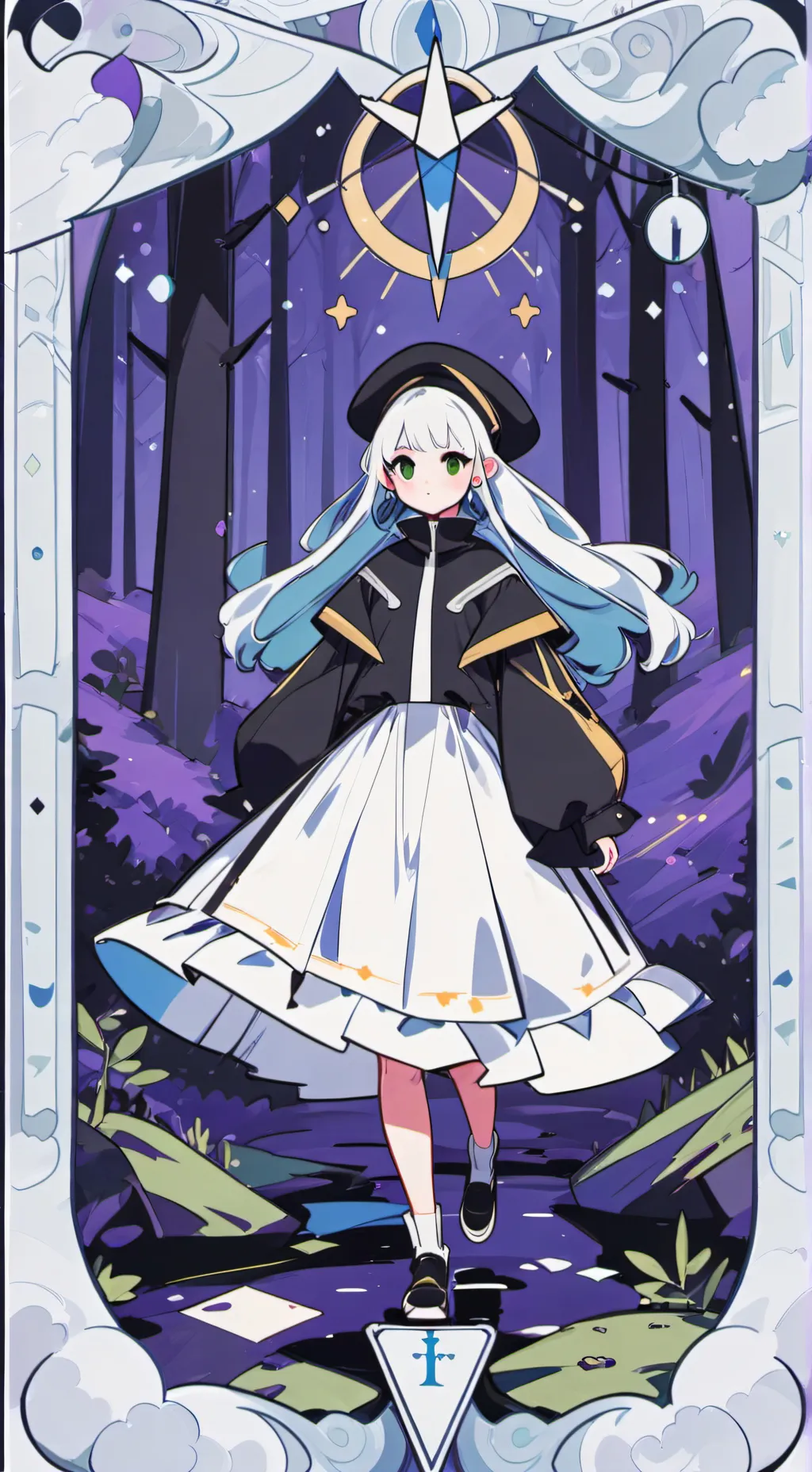ai character: Luna background
