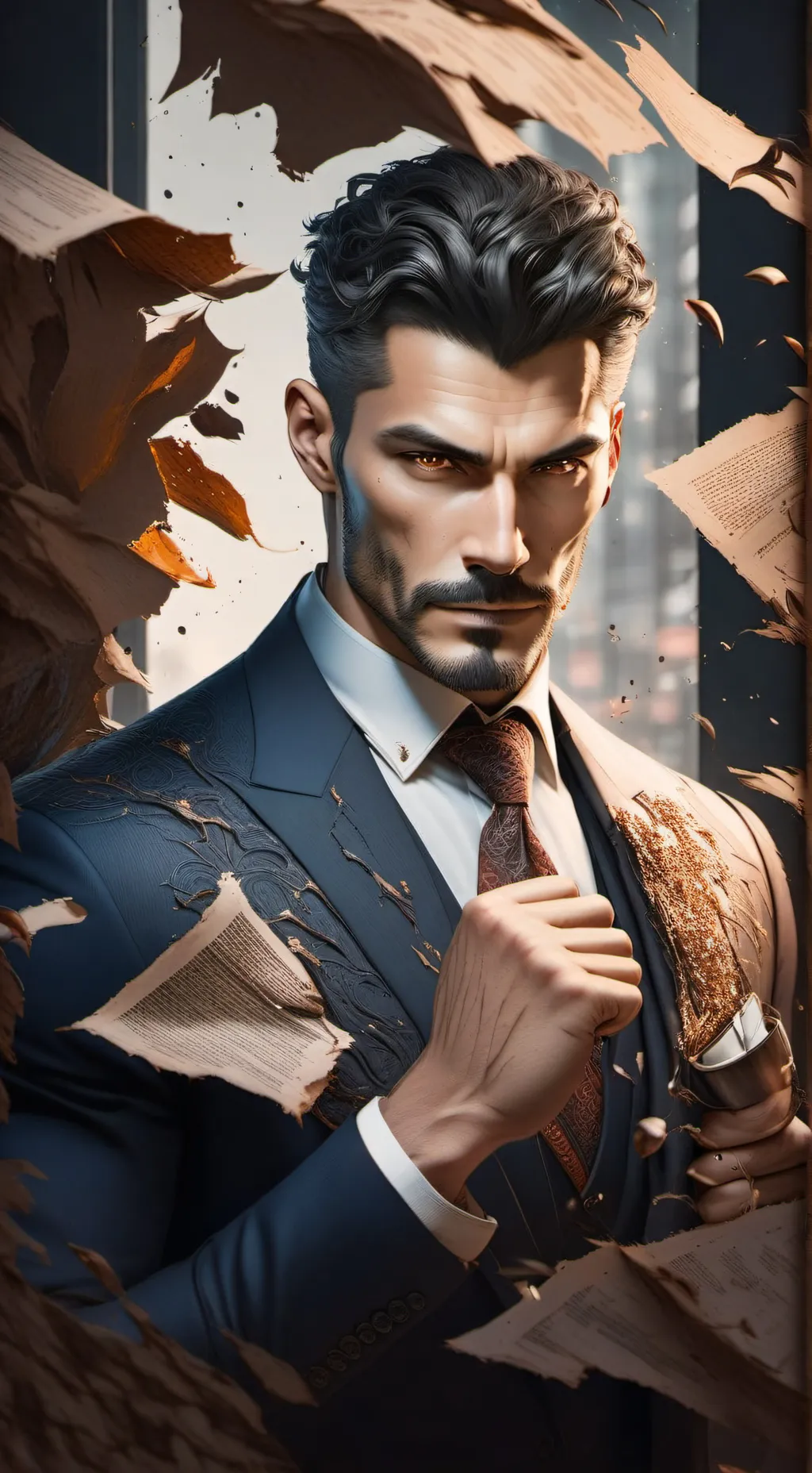 ai character: The Disgraced CEO background