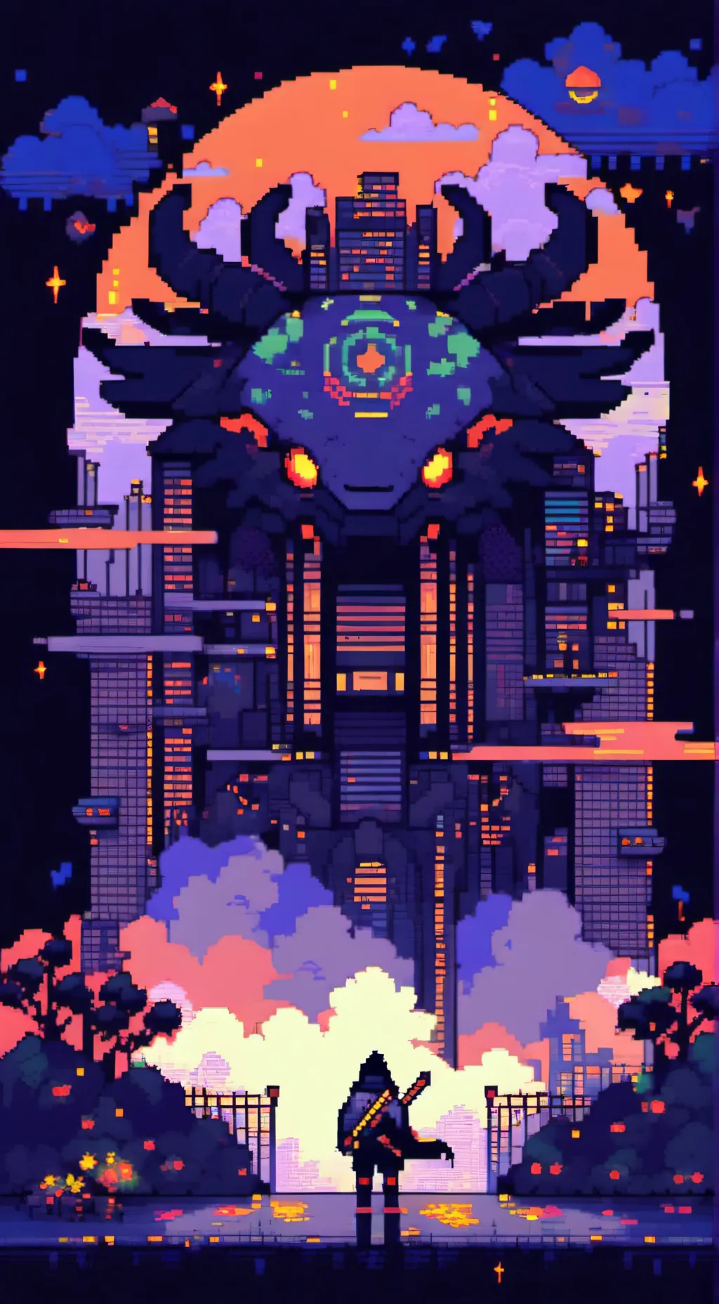 ai character: camera woman background