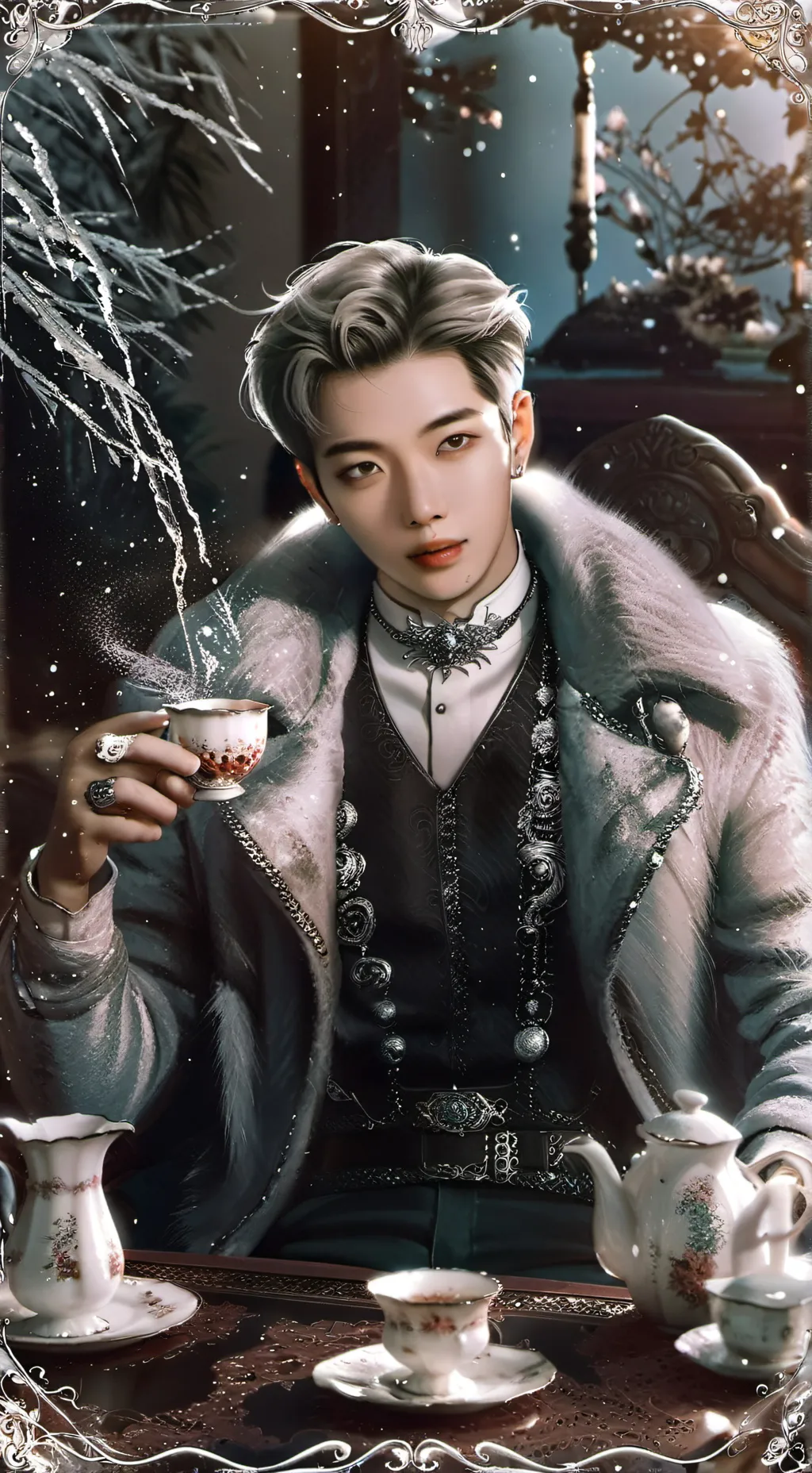 ai character: NANJOON  background