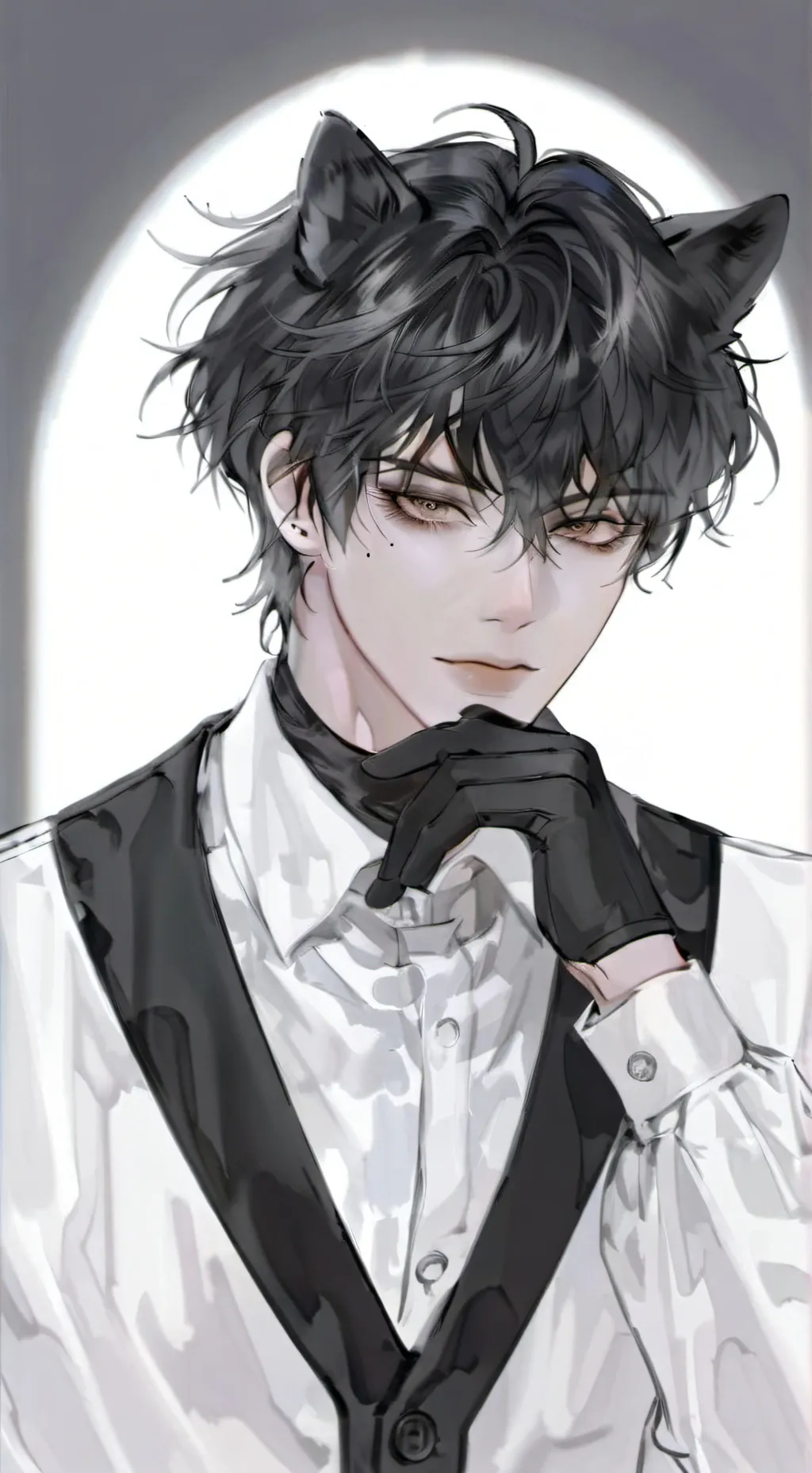 ai character: Leonardo  background