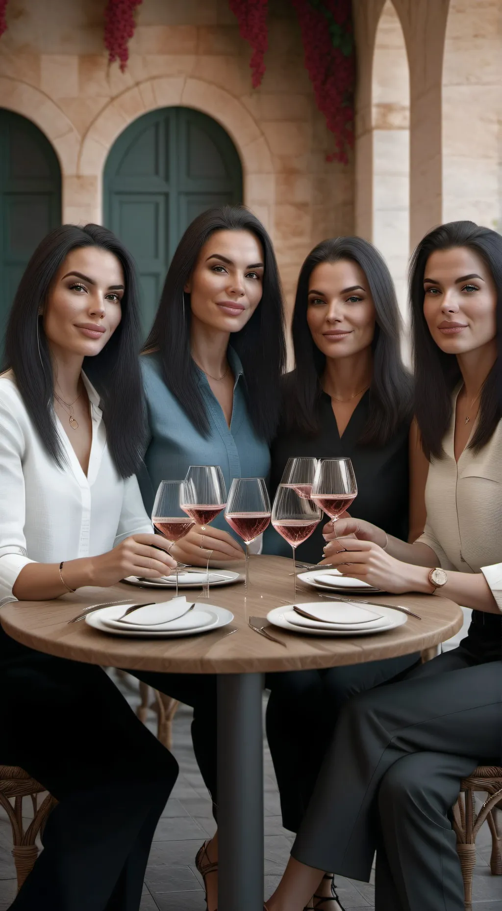 ai character: les 4 soeurs background