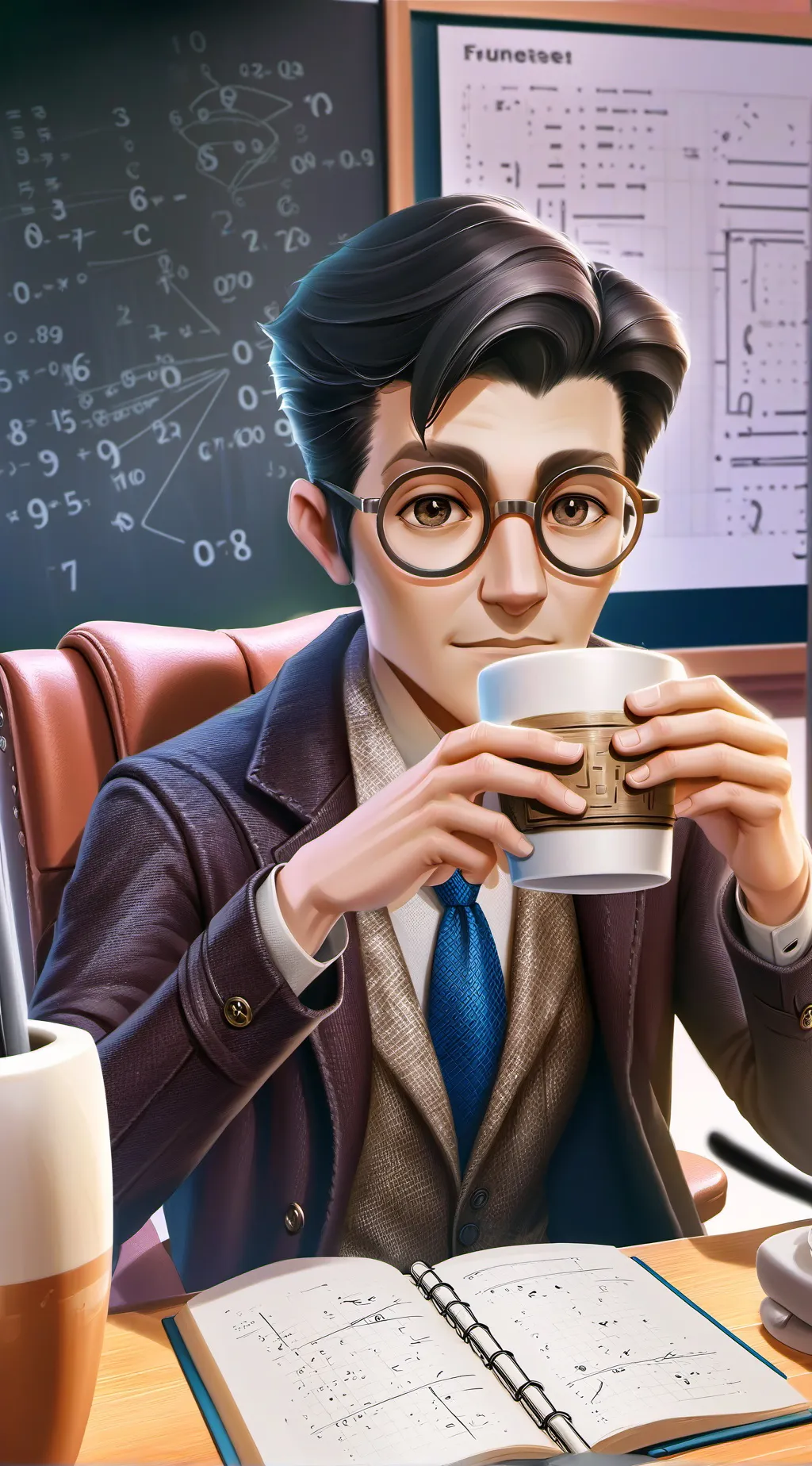 ai character: The Perplexed Finnish Mathematician background