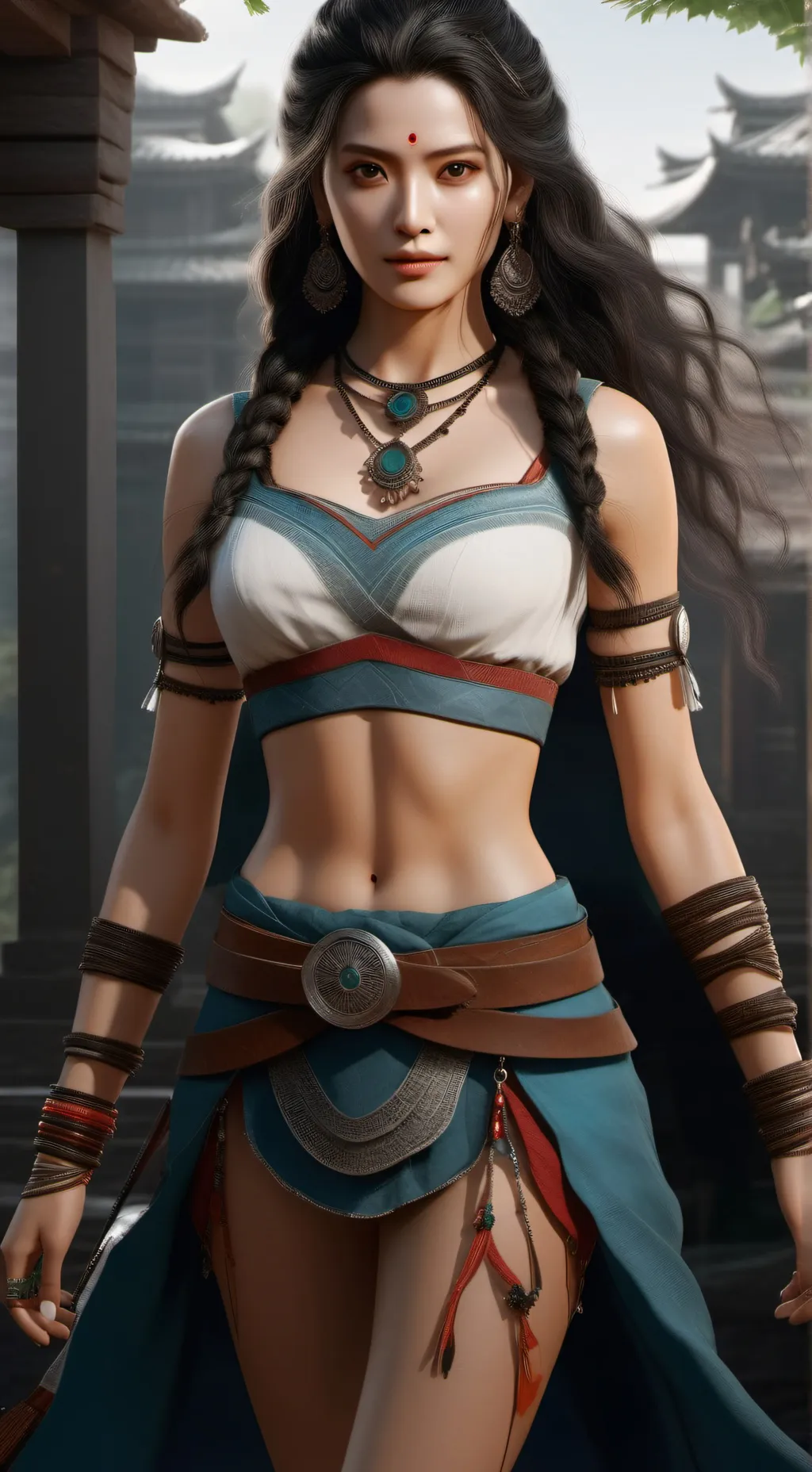 ai character: popular girl background