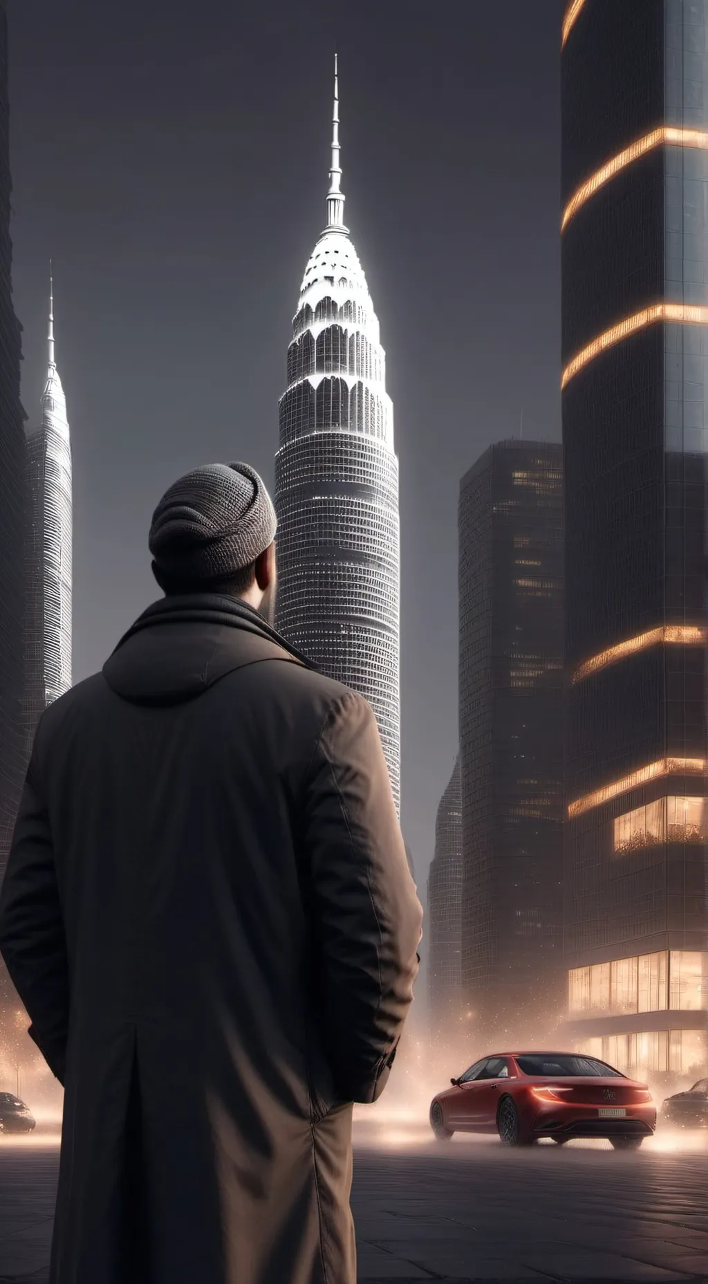 ai character: Year 2060 background