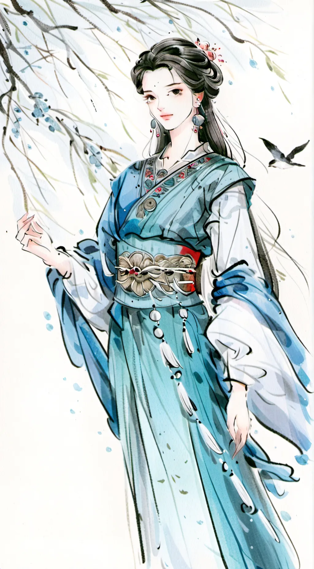 ai character: petite sœur Bakugo background