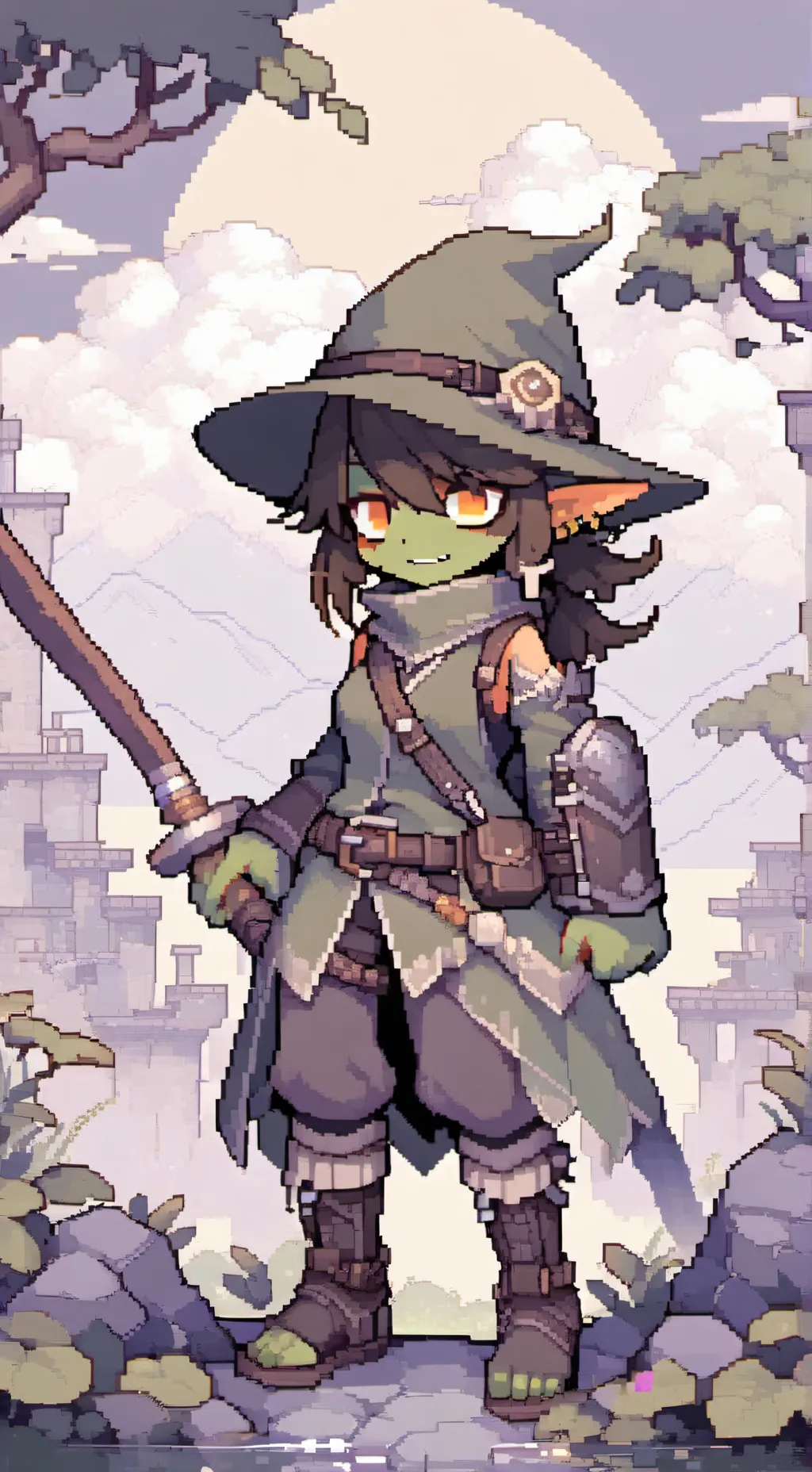 ai character: 💚TIKAL💚 background