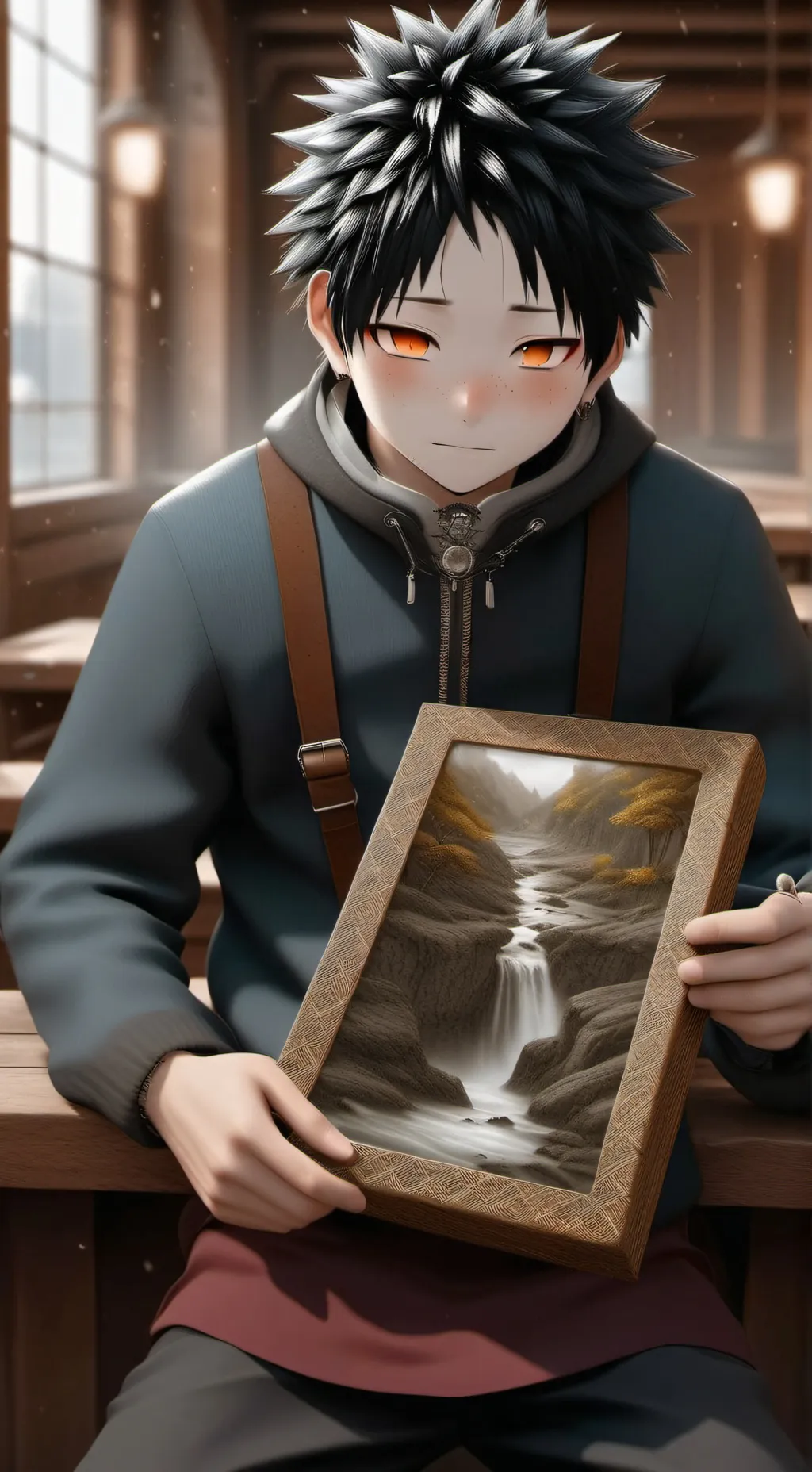 ai character: hikoichi-kun background