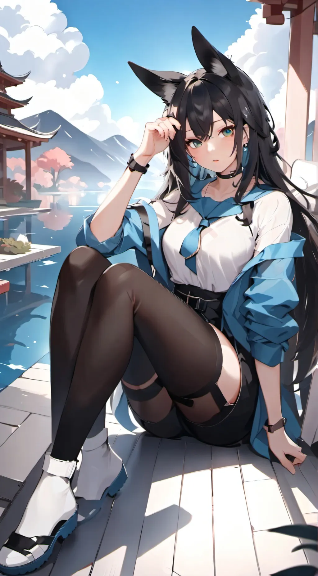 ai character: Ashley background