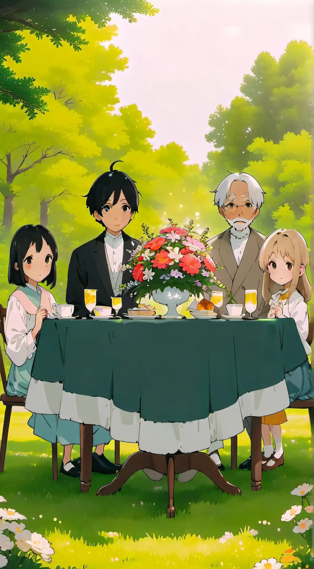 ai character: table background