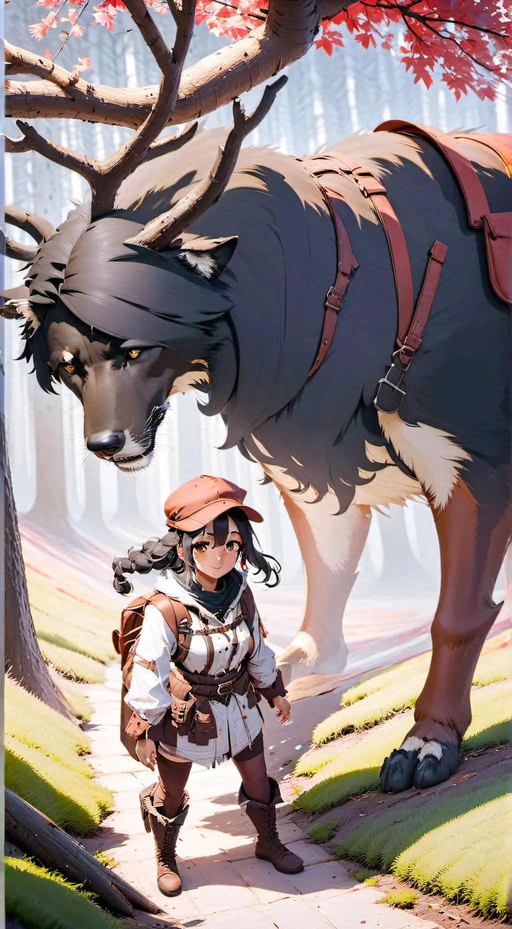 ai character: Monster Wife background