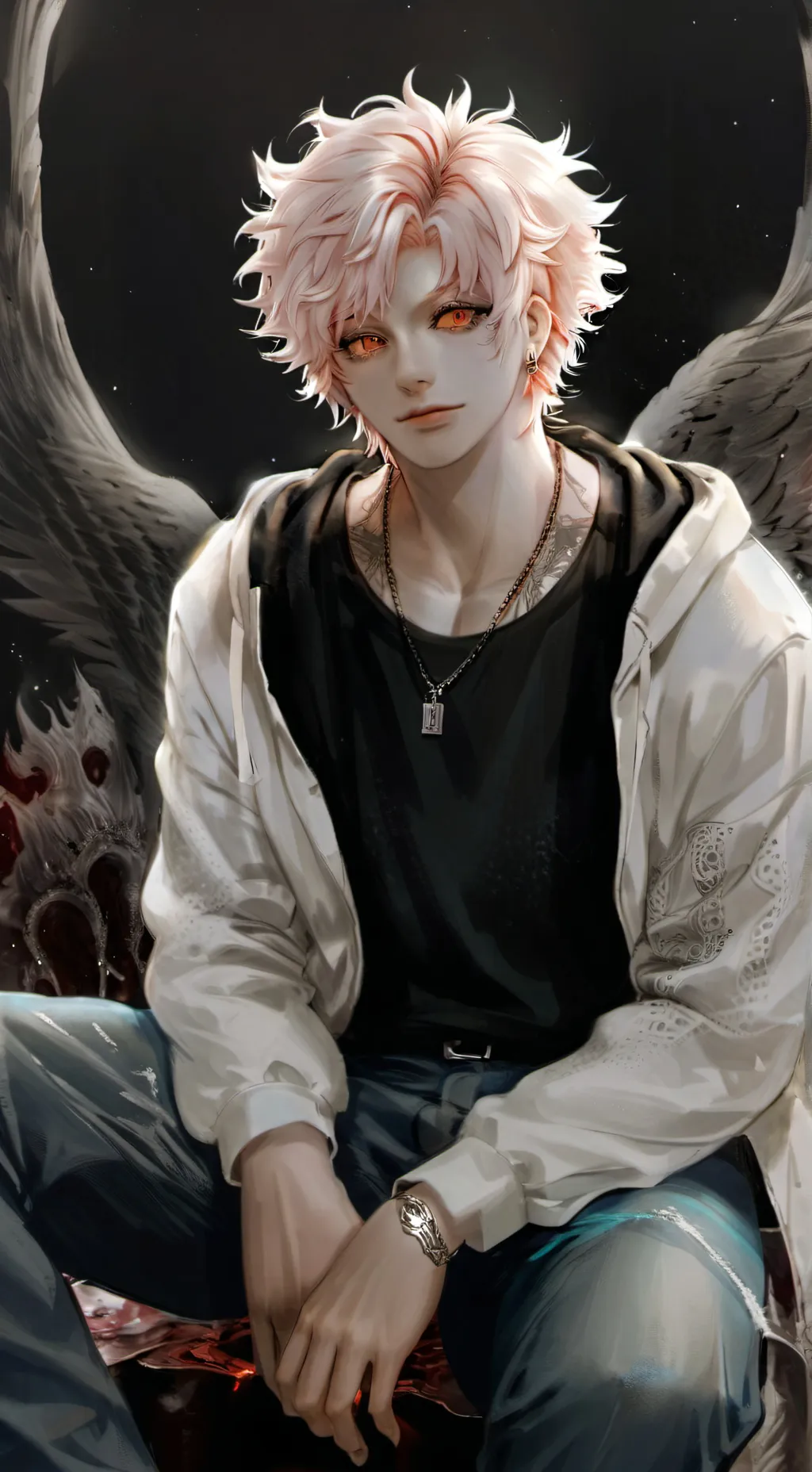 ai character: Bakugo background