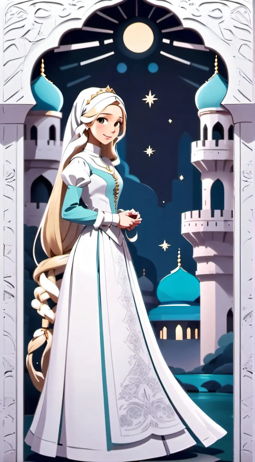 Talkie AI - Chat with Rapunzel as Muslim