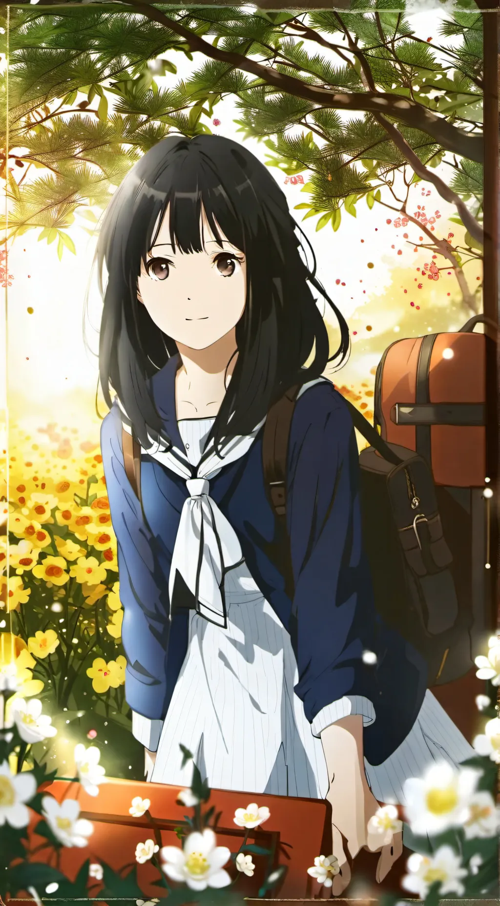 ai character: fem students background