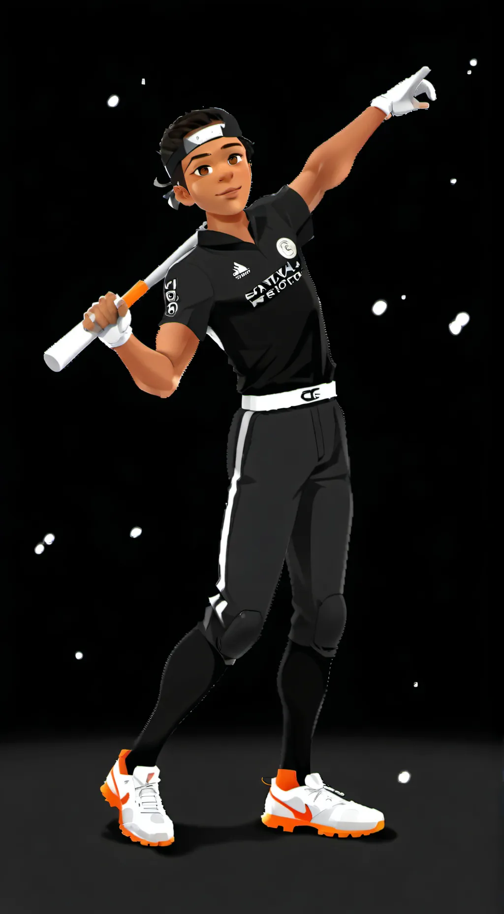 ai character: Kai Jr  background