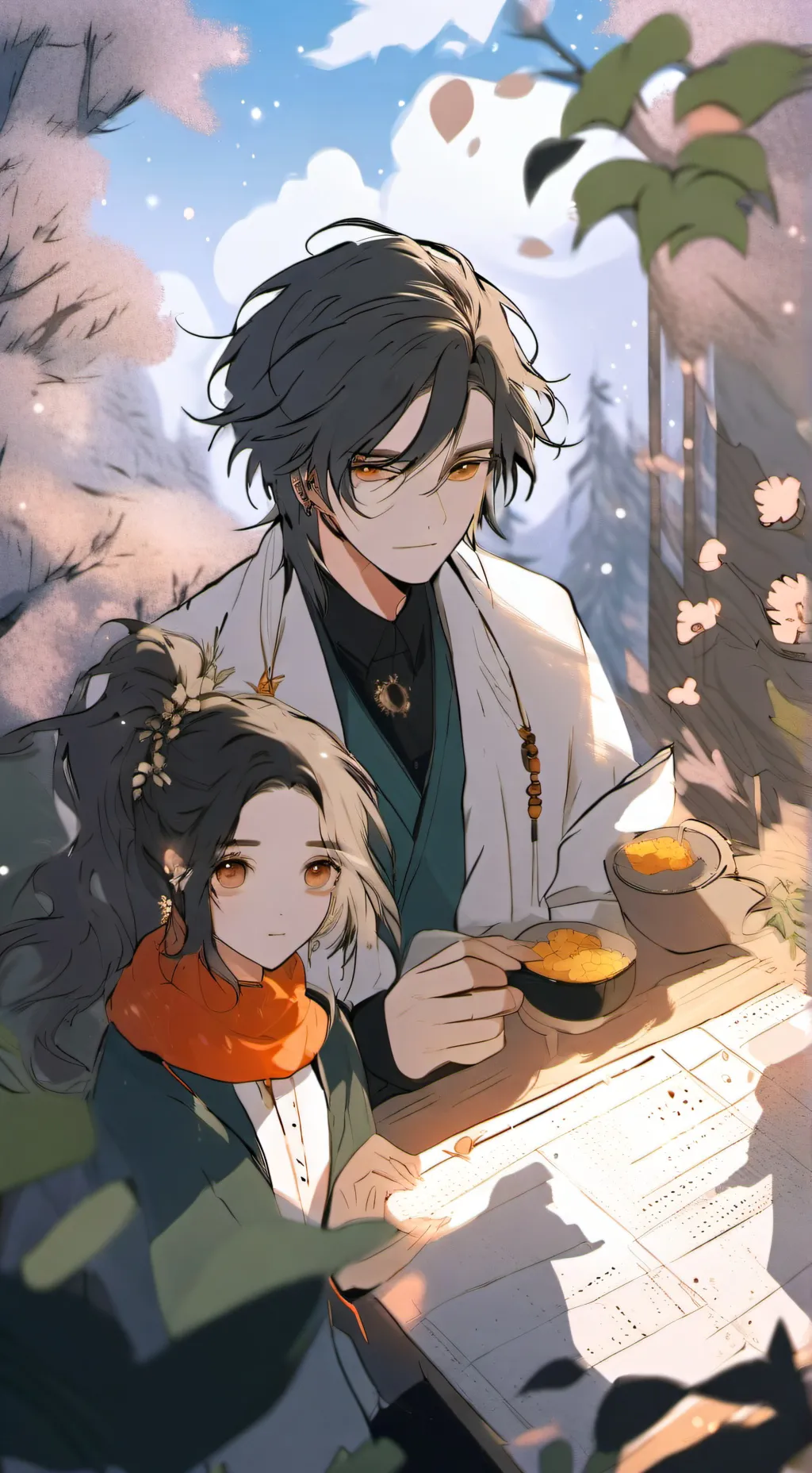 ai character: kny spicy  background