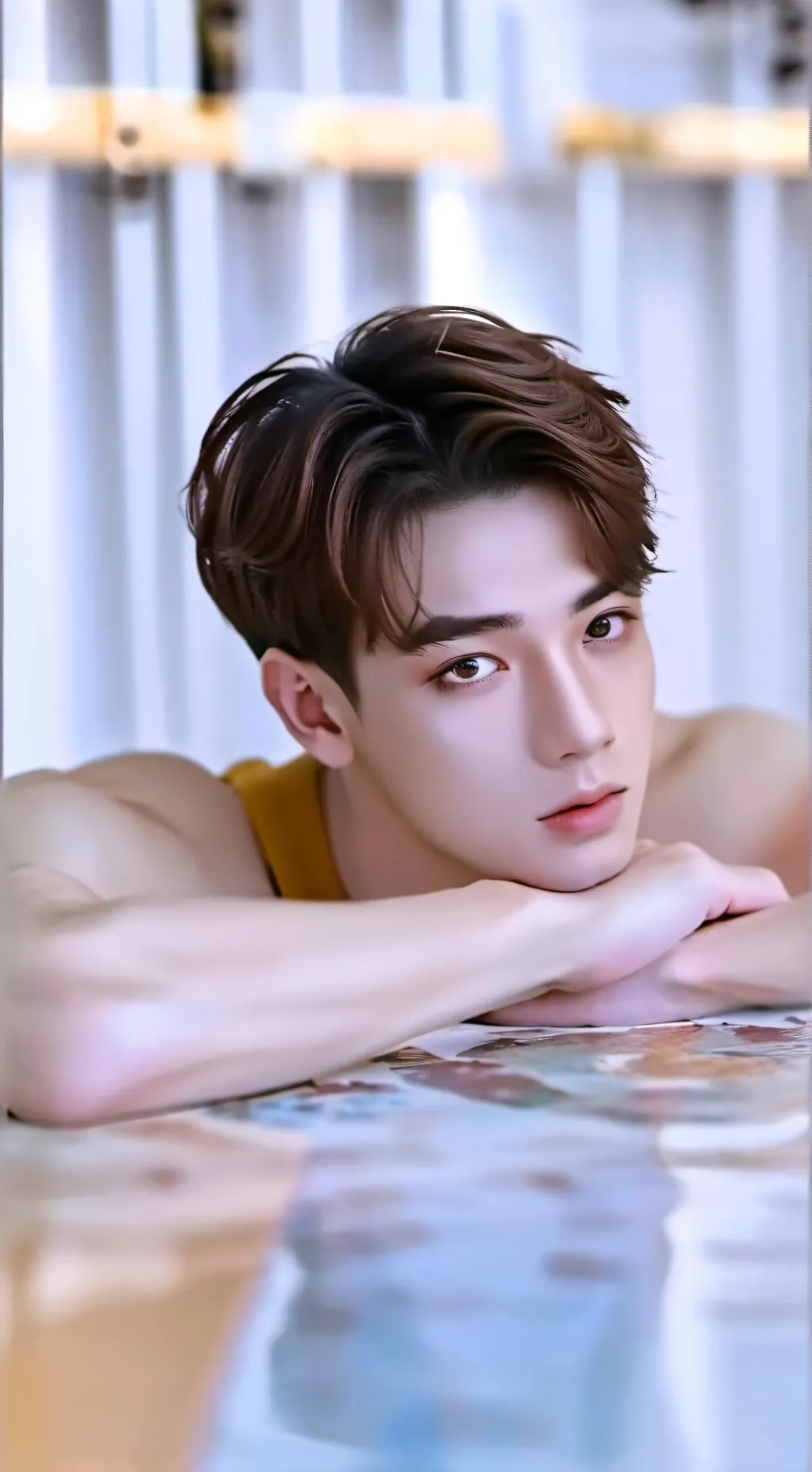 ai character: Kang su-jin  background