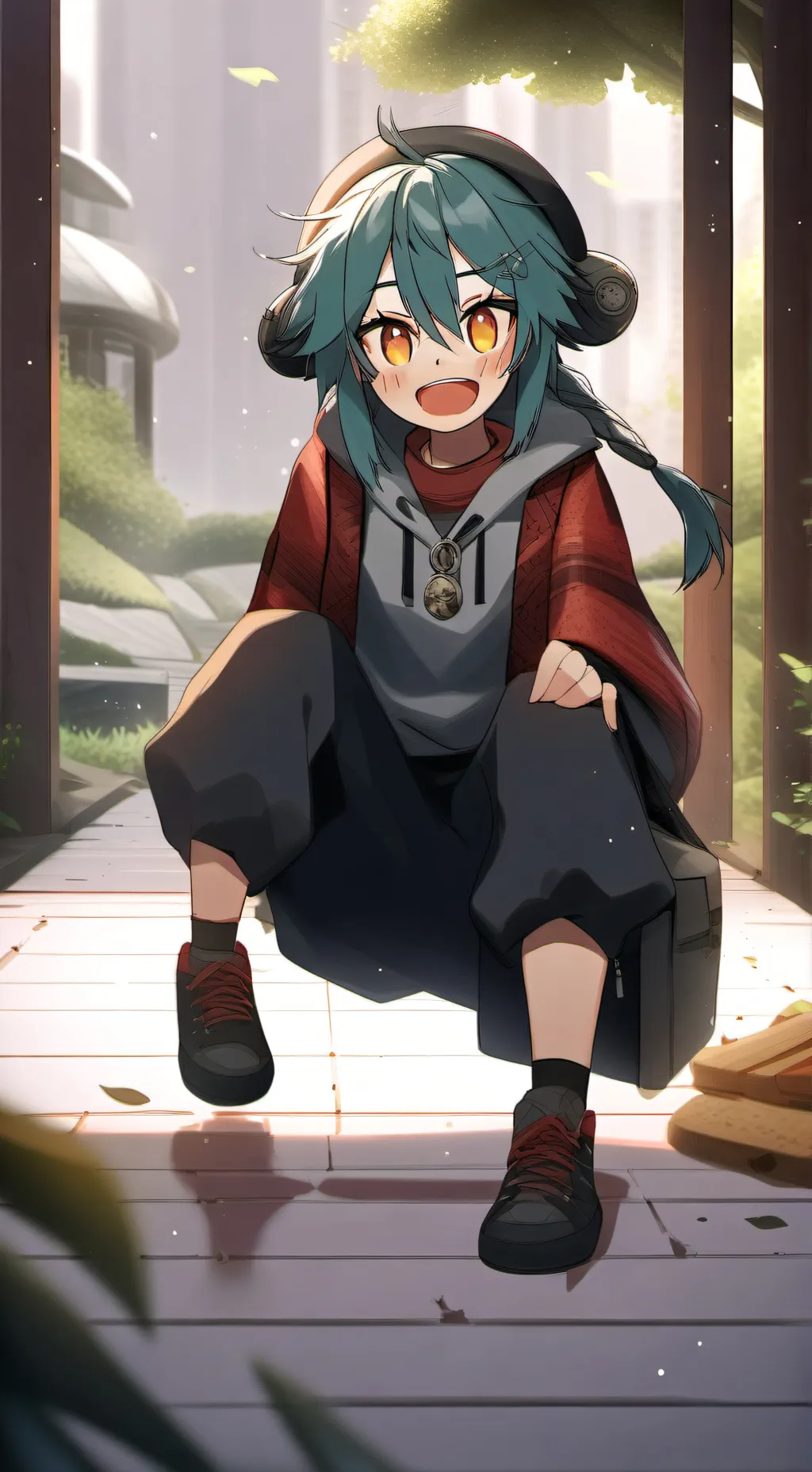 ai character: 🩵Miku hatsume🩵 background