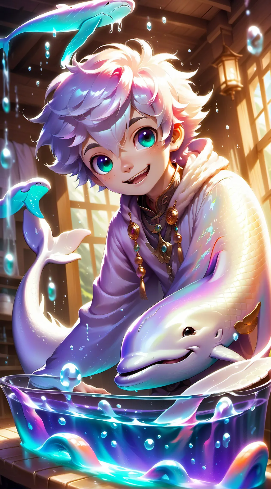 ai character: Echolocation Spiri background