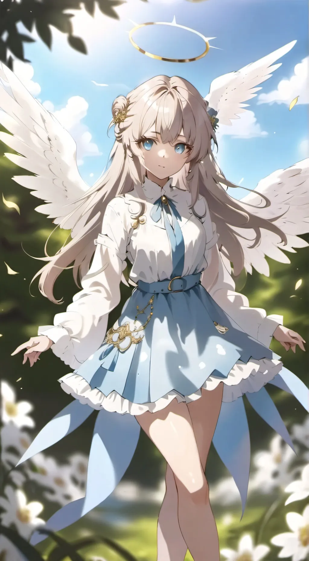 ai character: Gran mundo mágico background