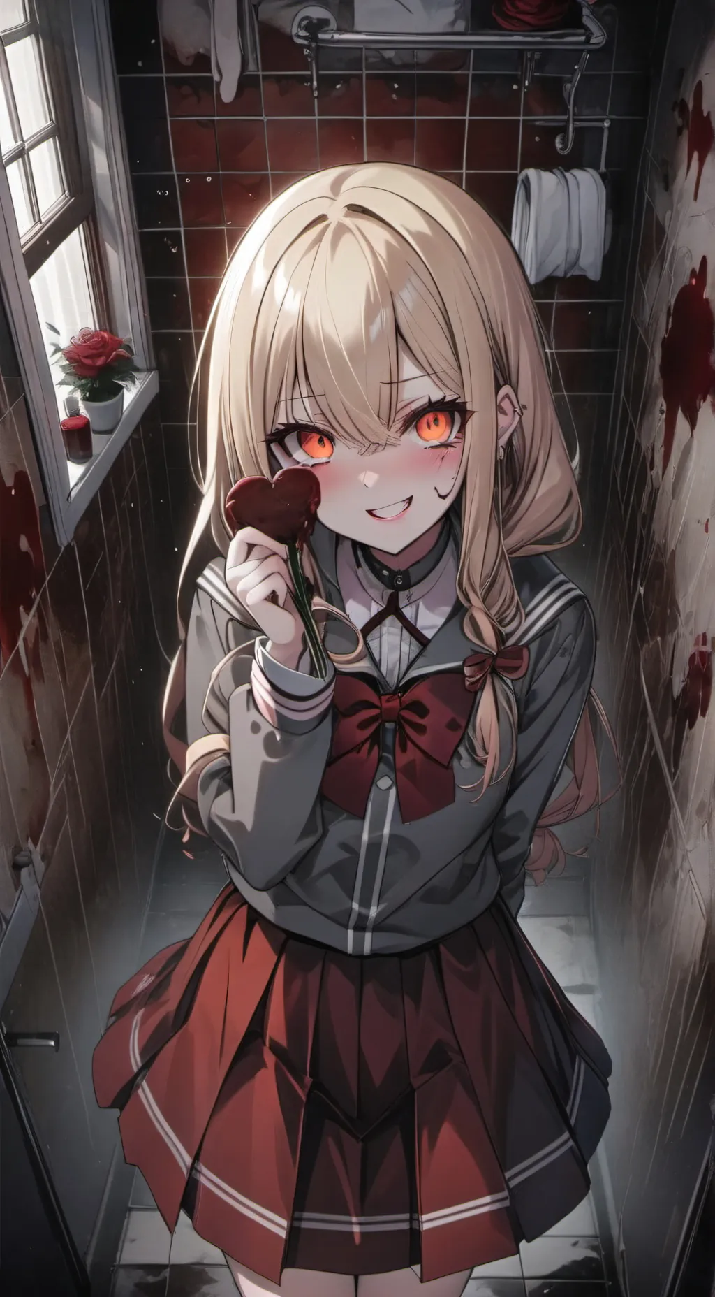 ai character: 🩸Misaki🩸(lured) background