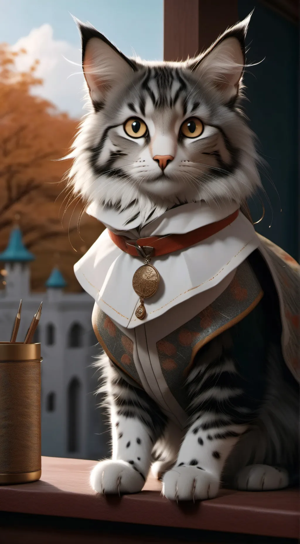 ai character: miaou background