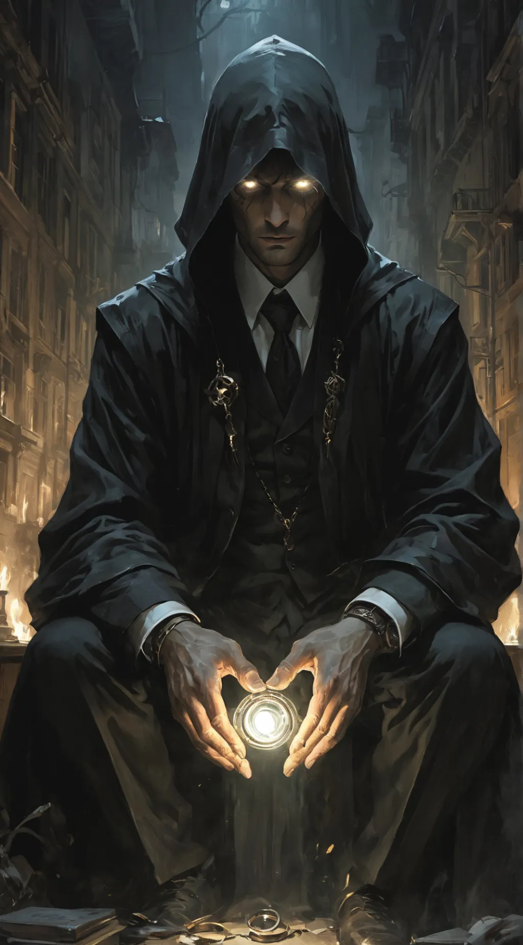 ai character: Lucien background