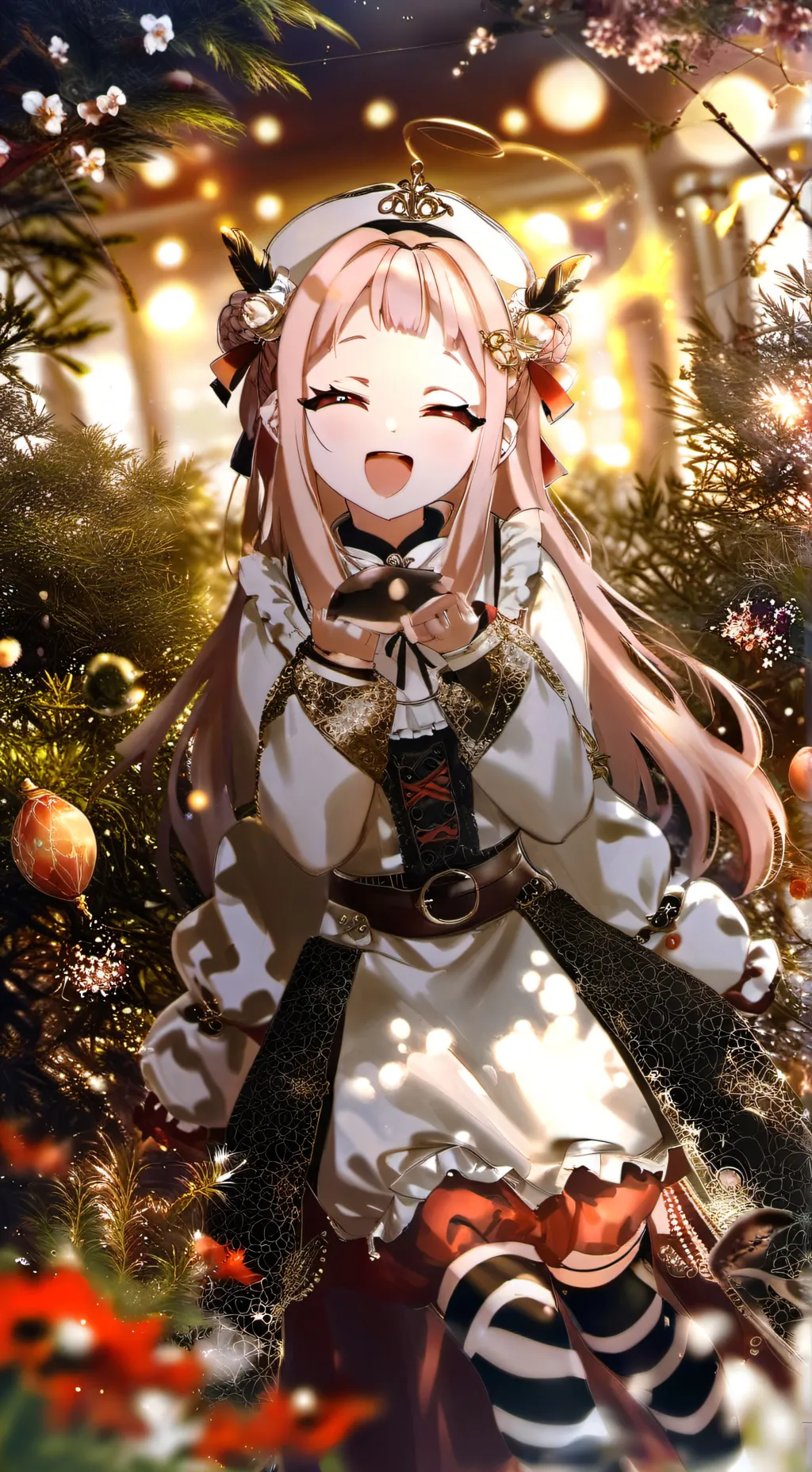 ai character: ᕼᗩᑎᗩKO Y TᔕᑌKᗩᔕᗩ🍁👻 background