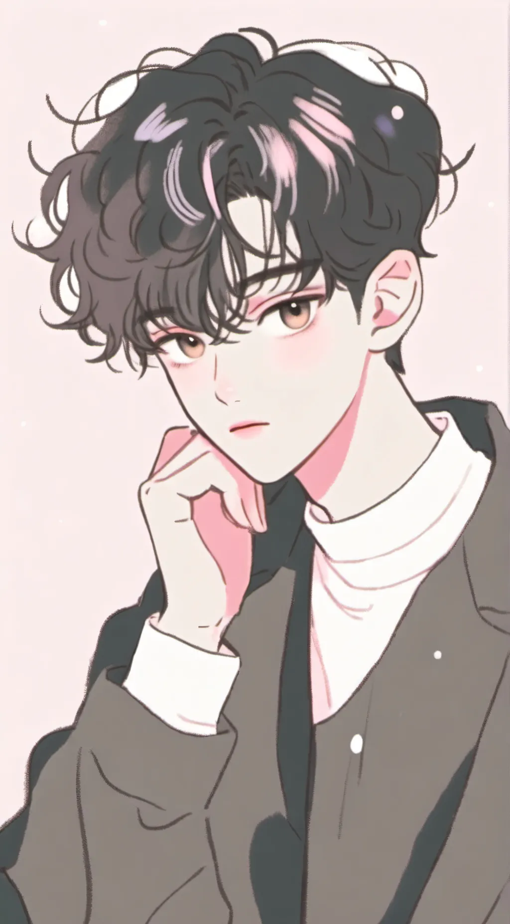 ai character: Ash🤍 background