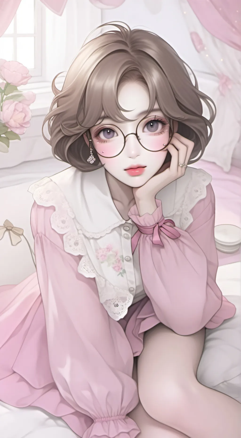 ai character: ENHYPEN  background