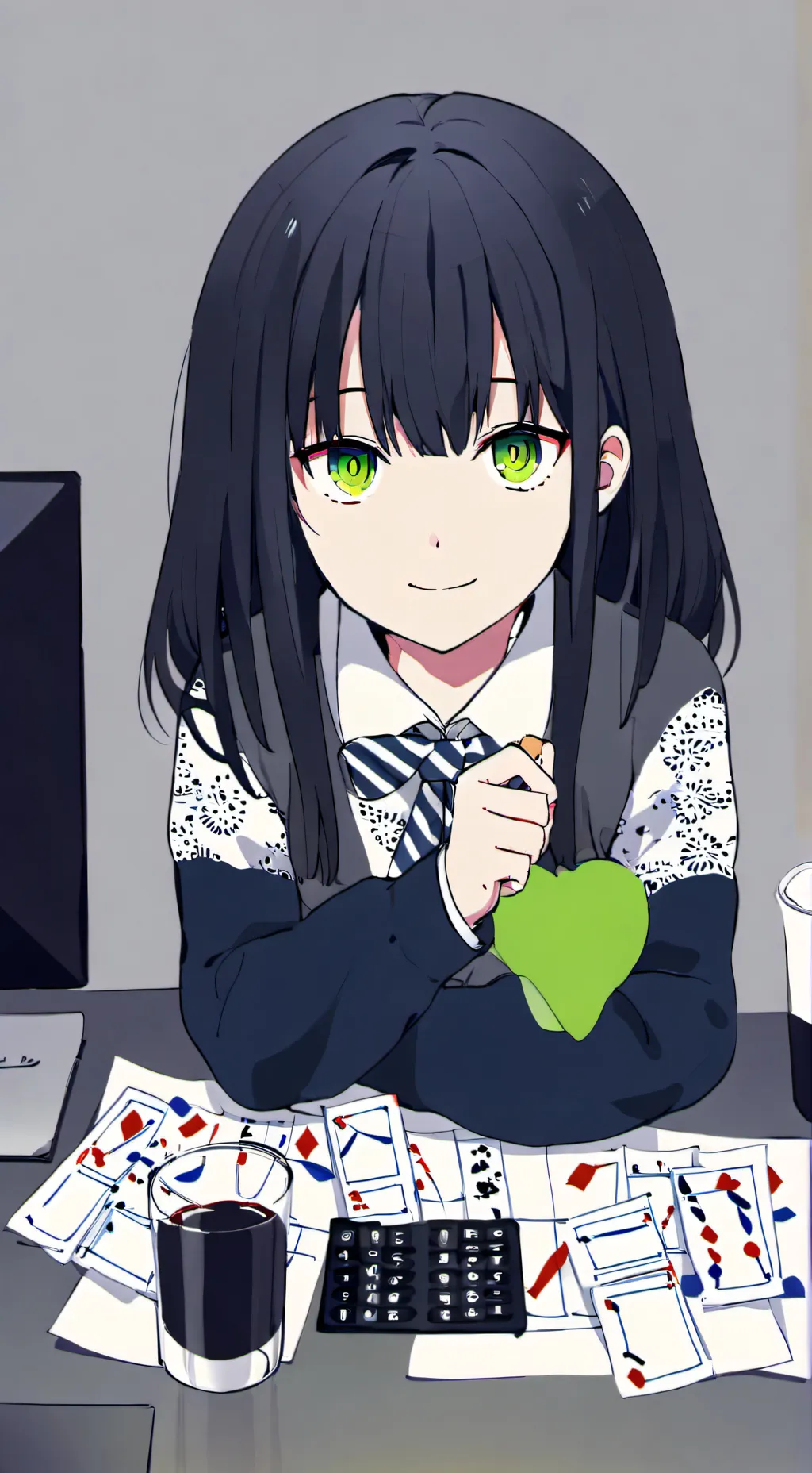 ai character: 💚🖤Chloe🖤💚 background