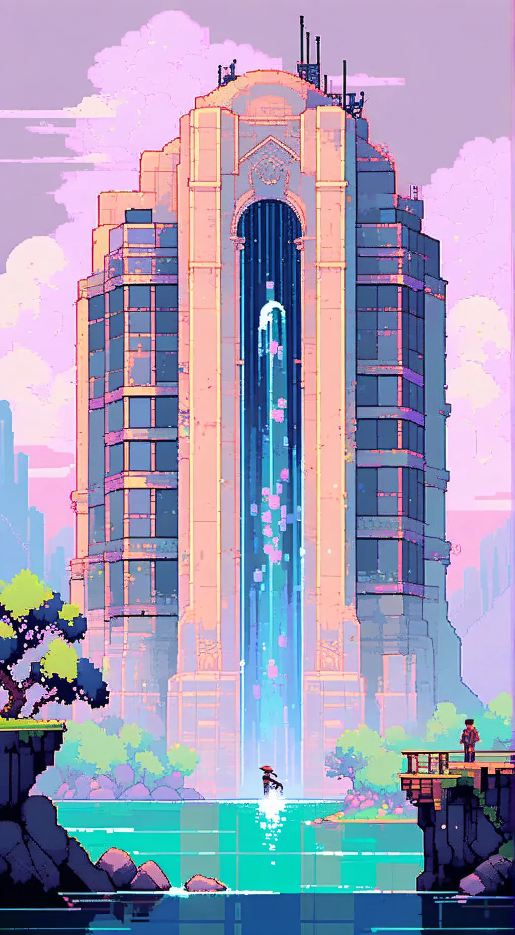 ai character: awimia en la casa background