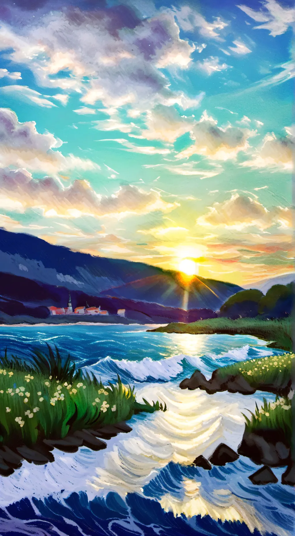 ai character: siblings hide background