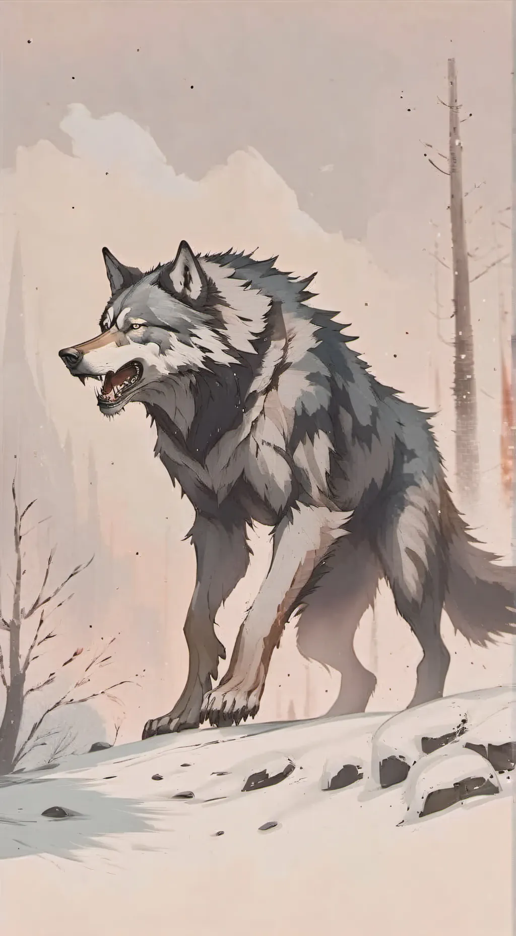 ai character: Werewolf background