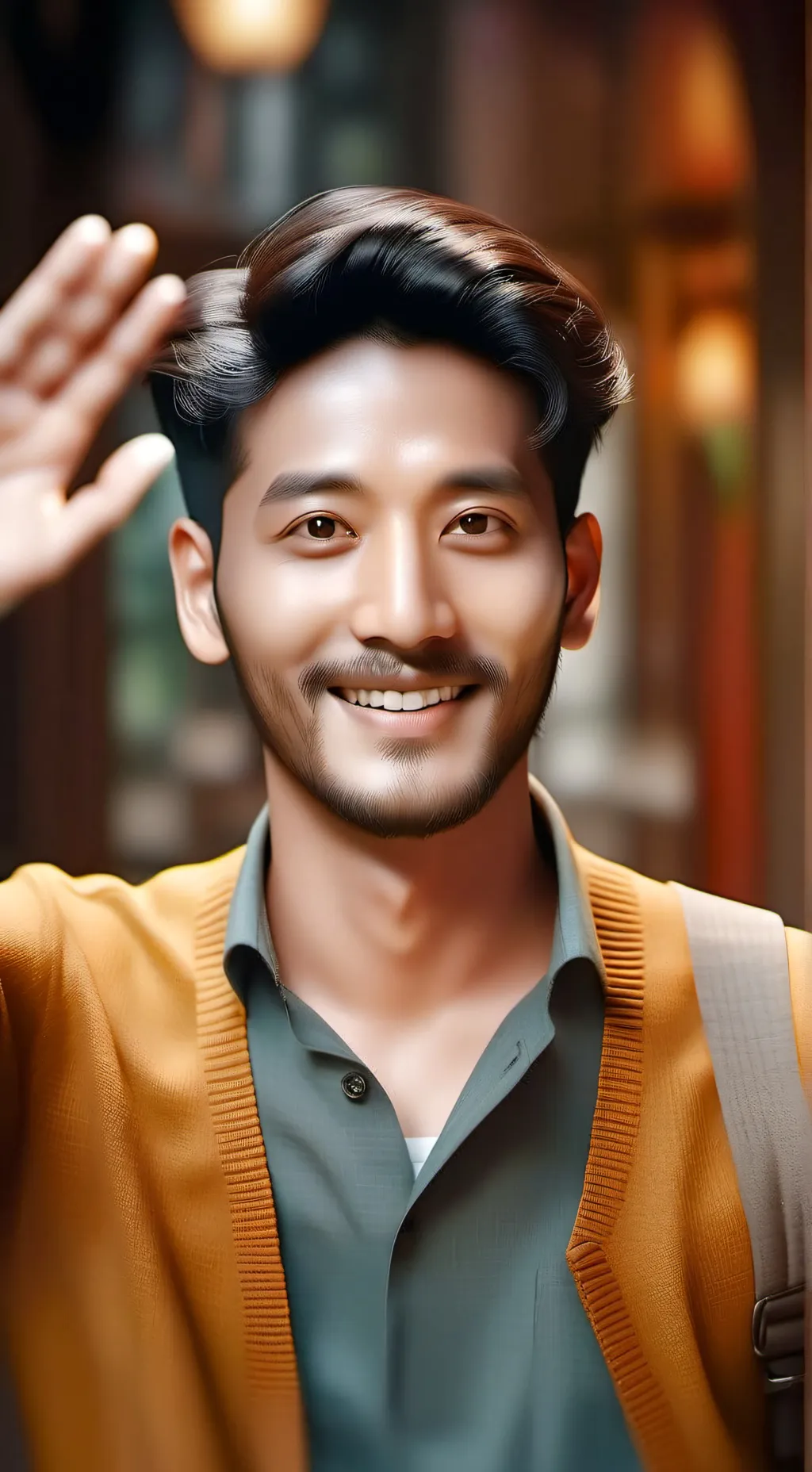 ai character: My Hologram background