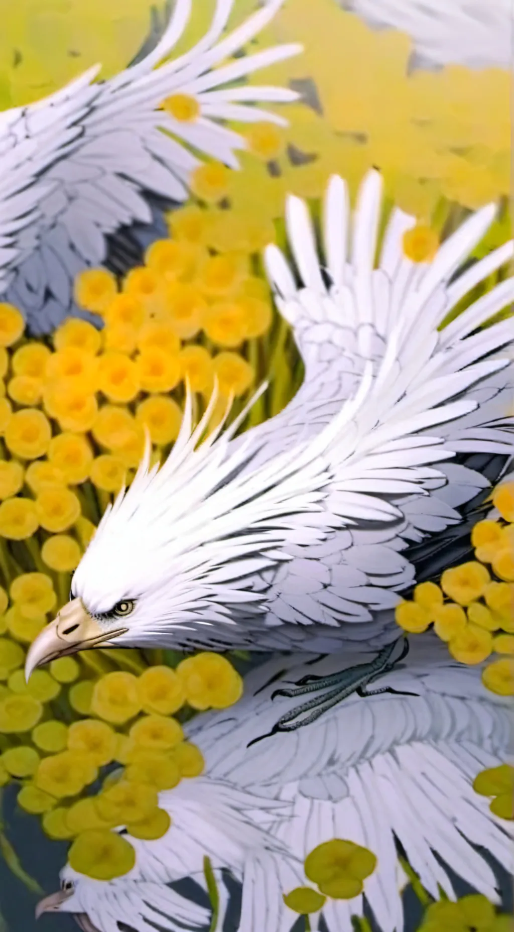 ai character: plantas sombrias background