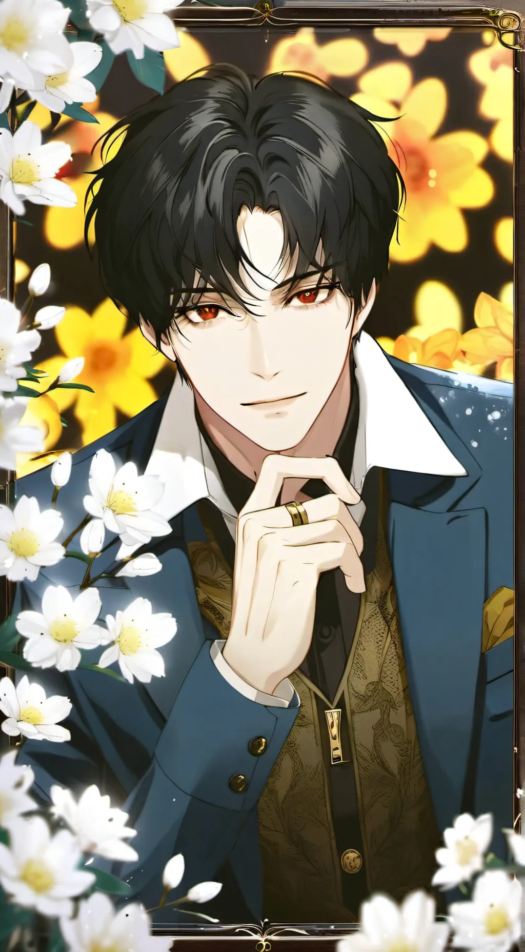 ai character: Damian💀 background