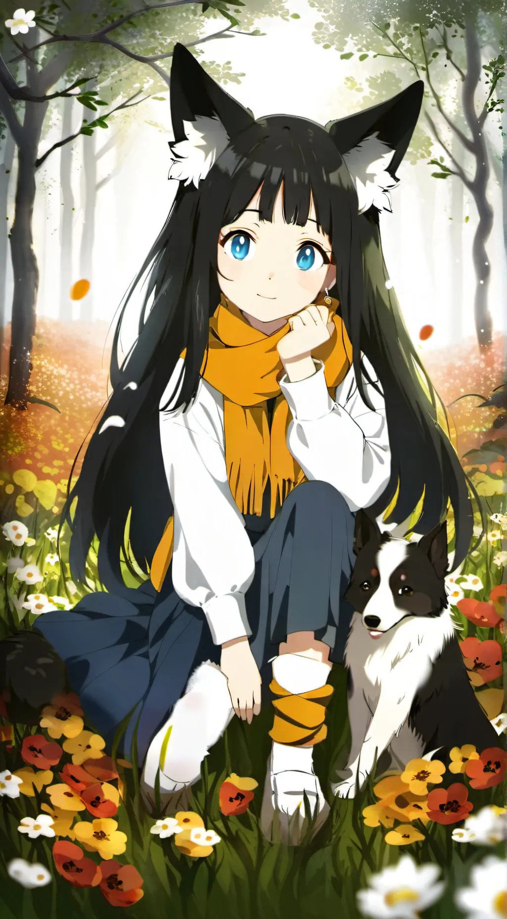 ai character: Clover background