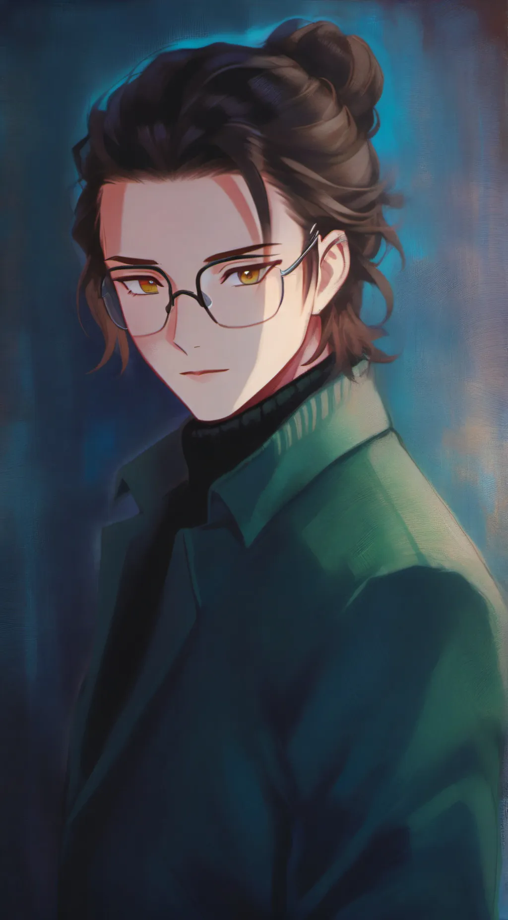 ai character: Theo  background