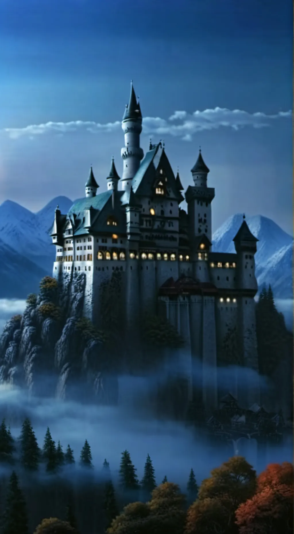 ai character: Hogwarts (sad😭) background